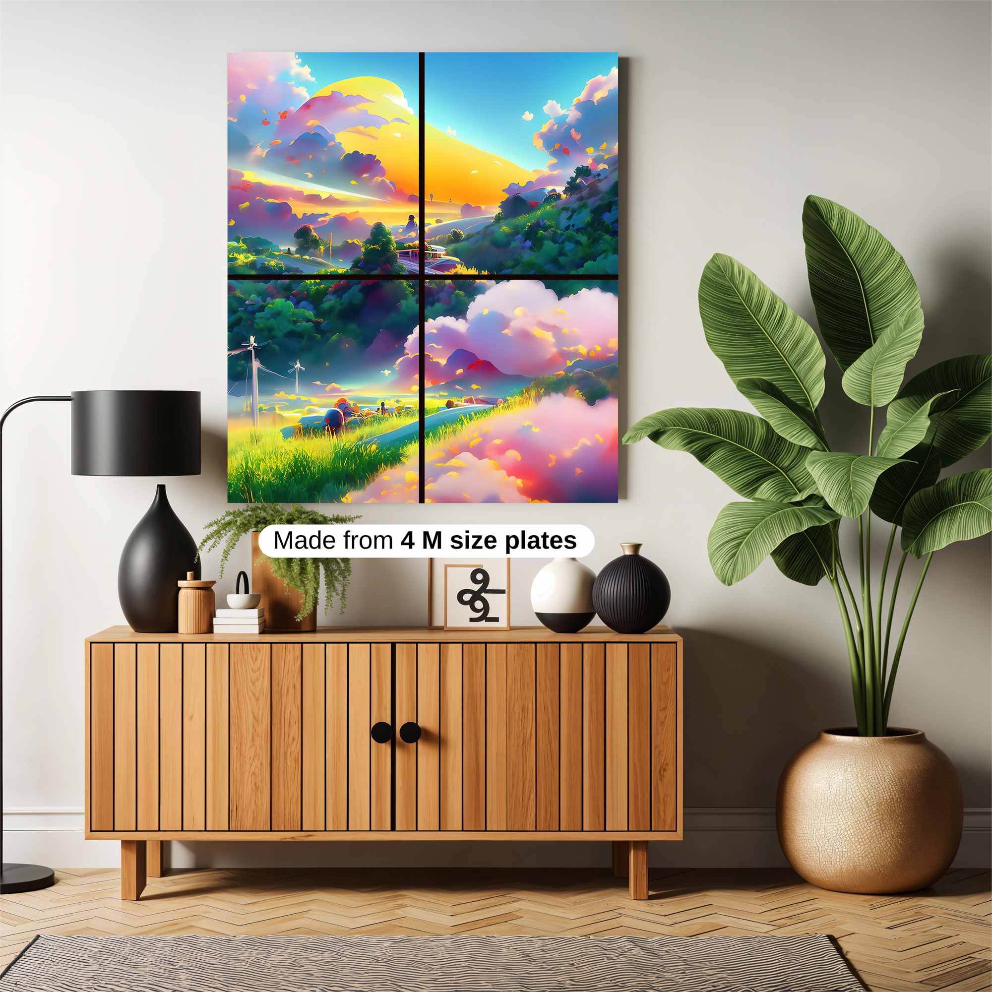 Sunset Serenity Safe Wall Magnetic / M