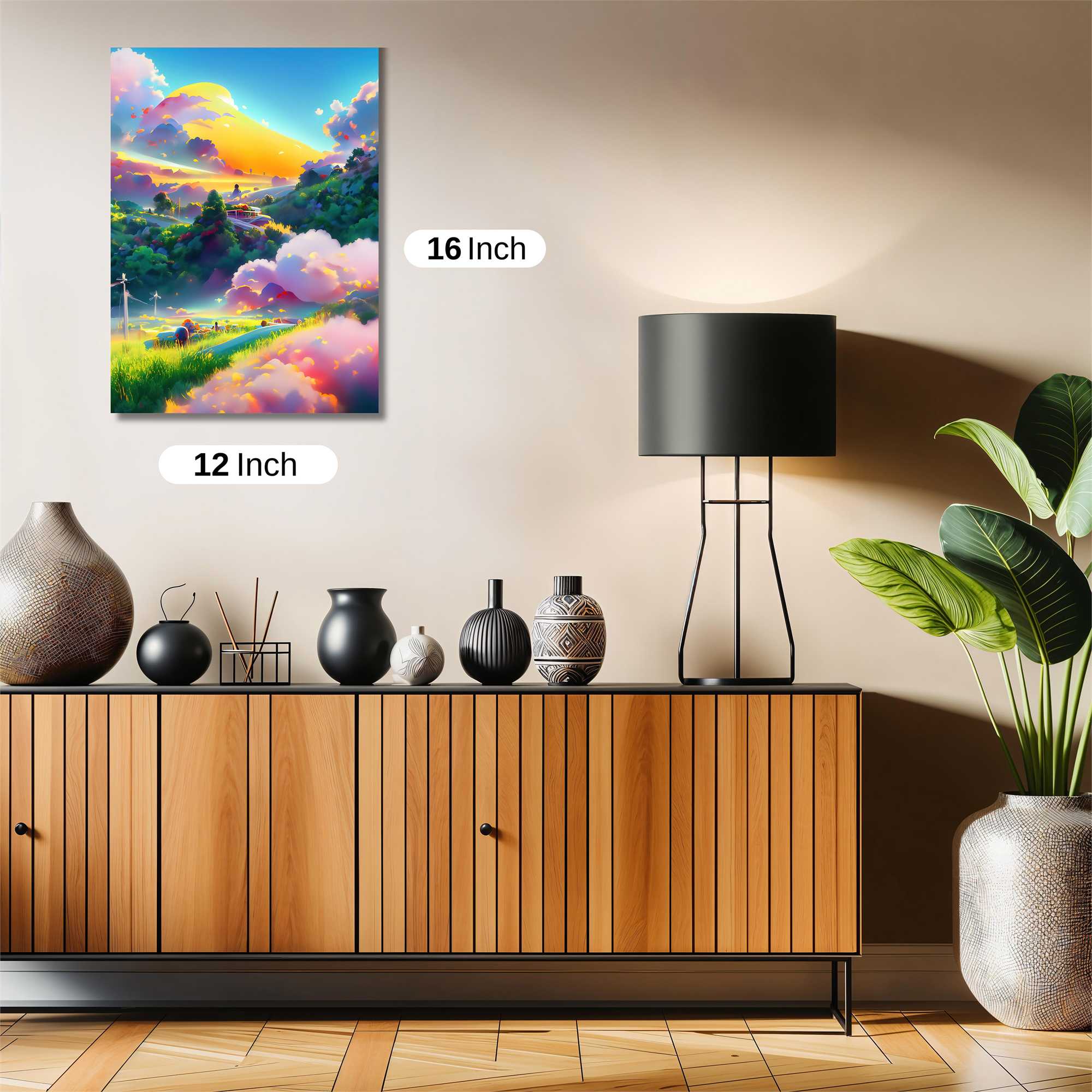 Sunset Serenity Safe Wall Magnetic / M