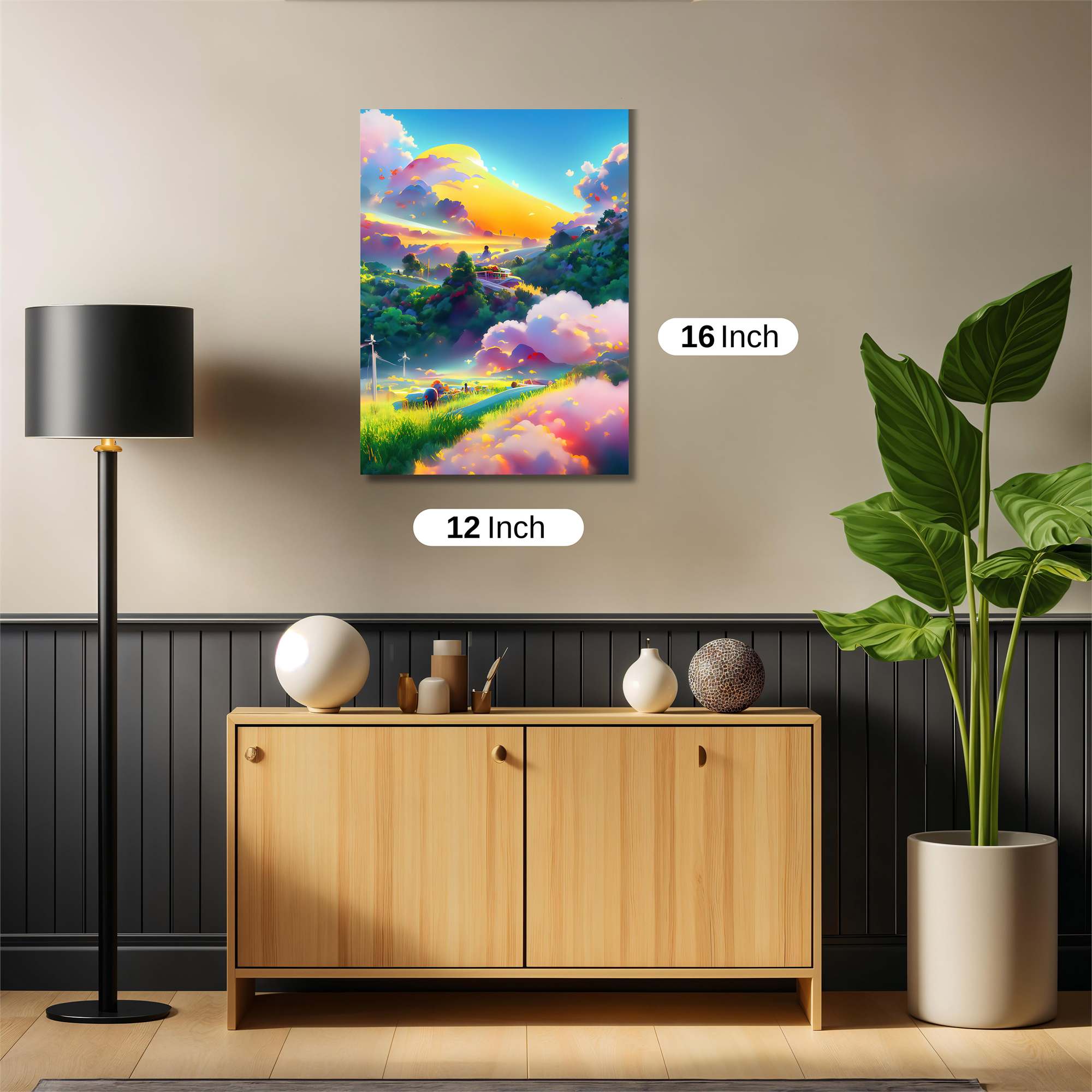 Sunset Serenity Safe Wall Magnetic / M