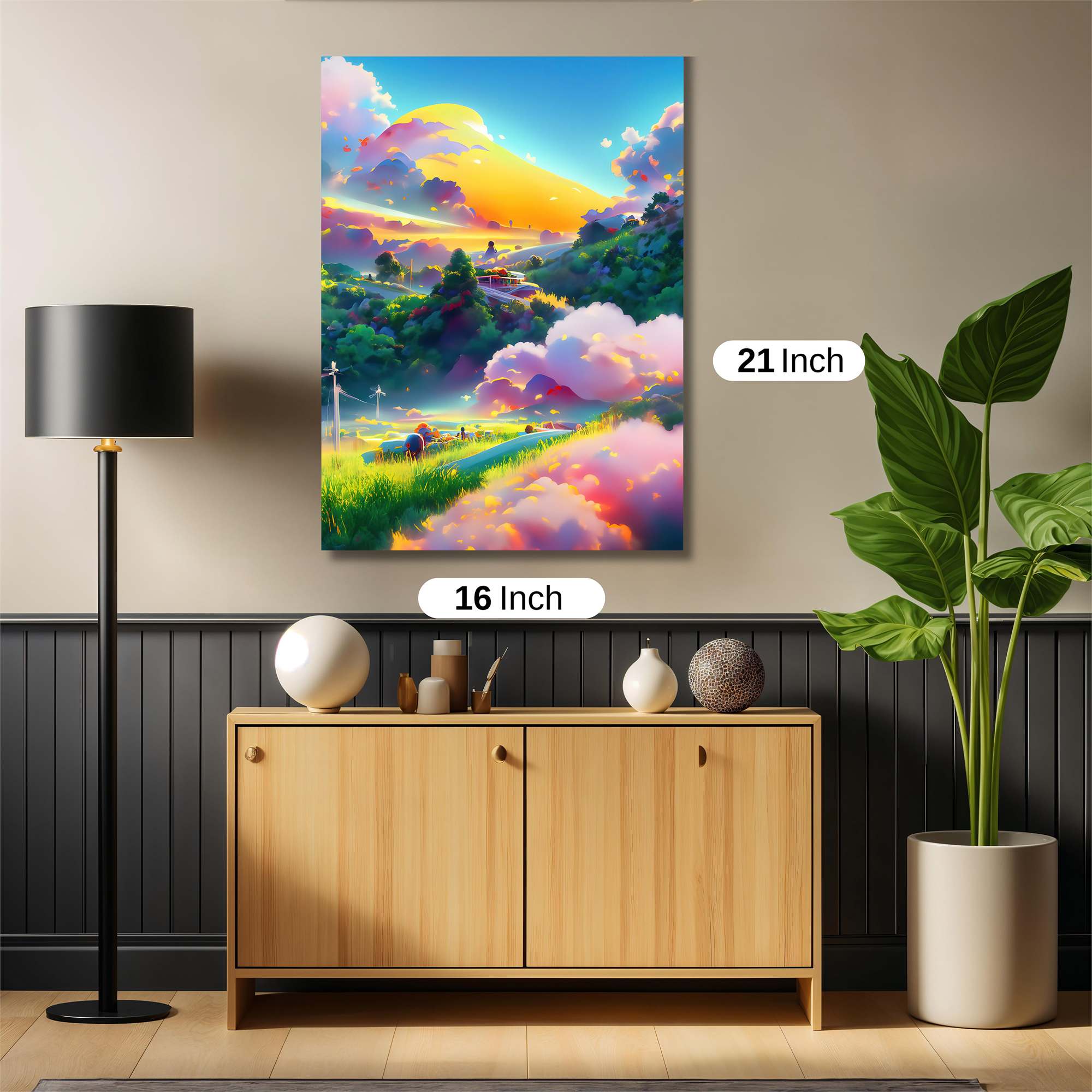 Sunset Serenity Safe Wall Magnetic / M