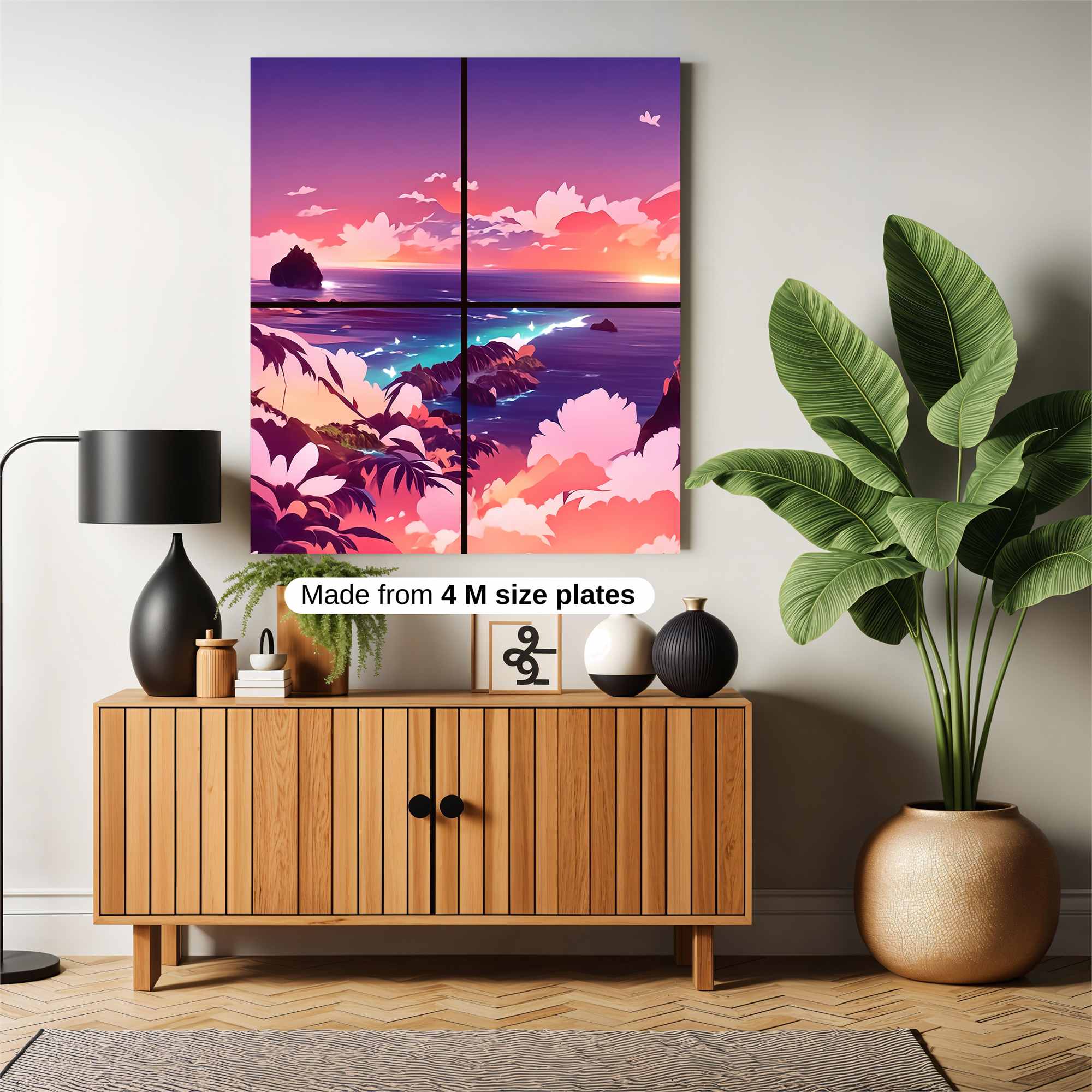 Sunset Serenity Safe Wall Magnetic / M