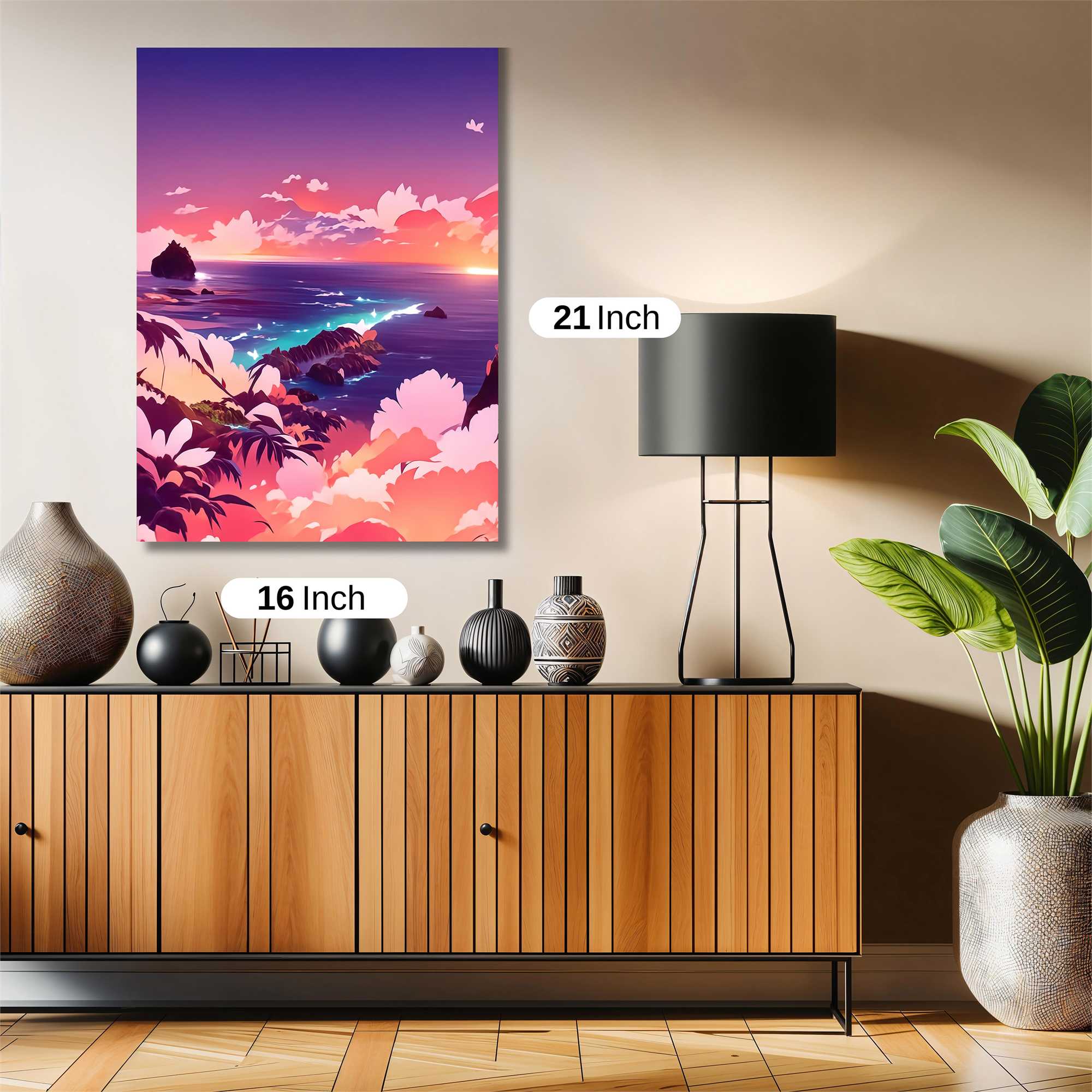 Sunset Serenity Safe Wall Magnetic / M