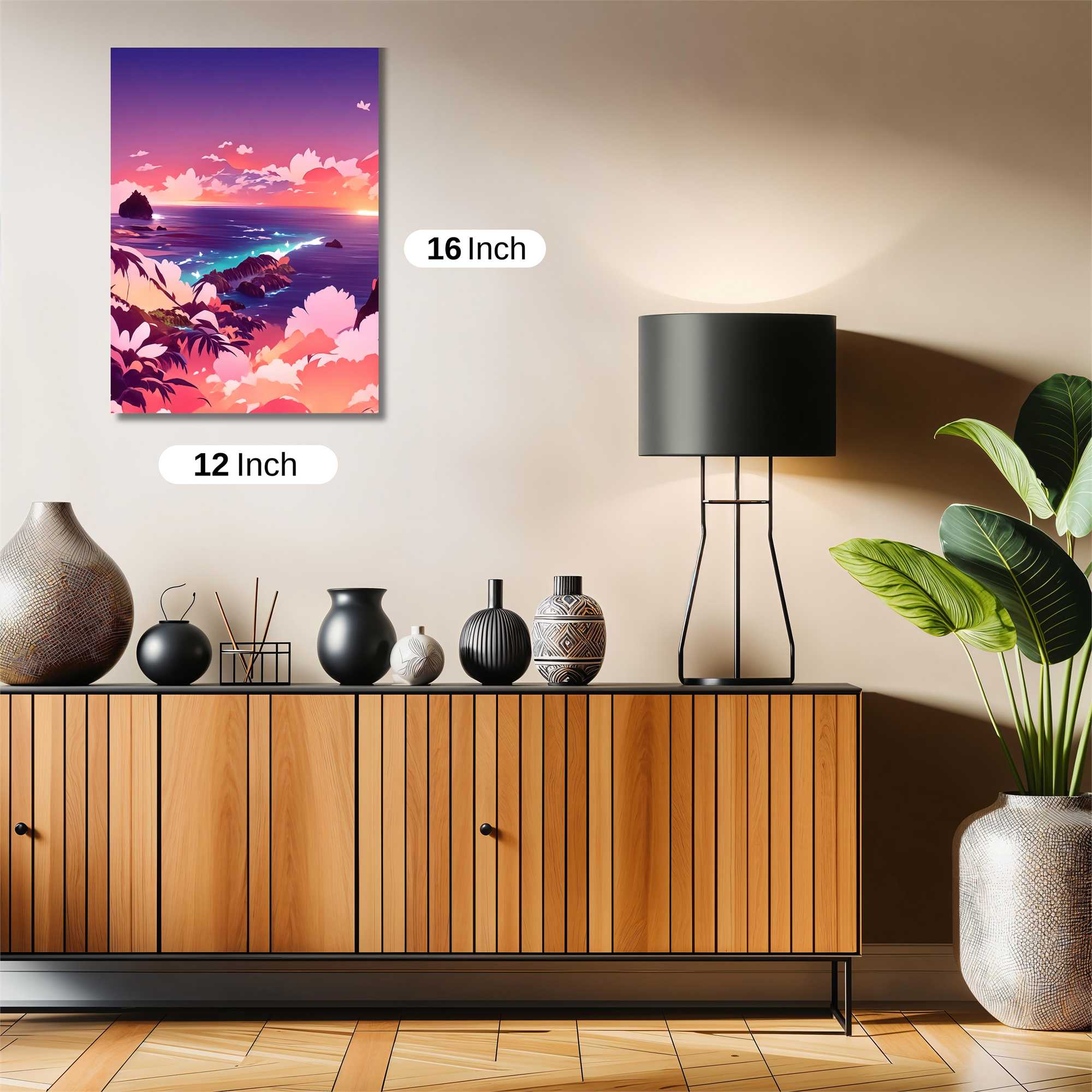 Sunset Serenity Safe Wall Magnetic / M