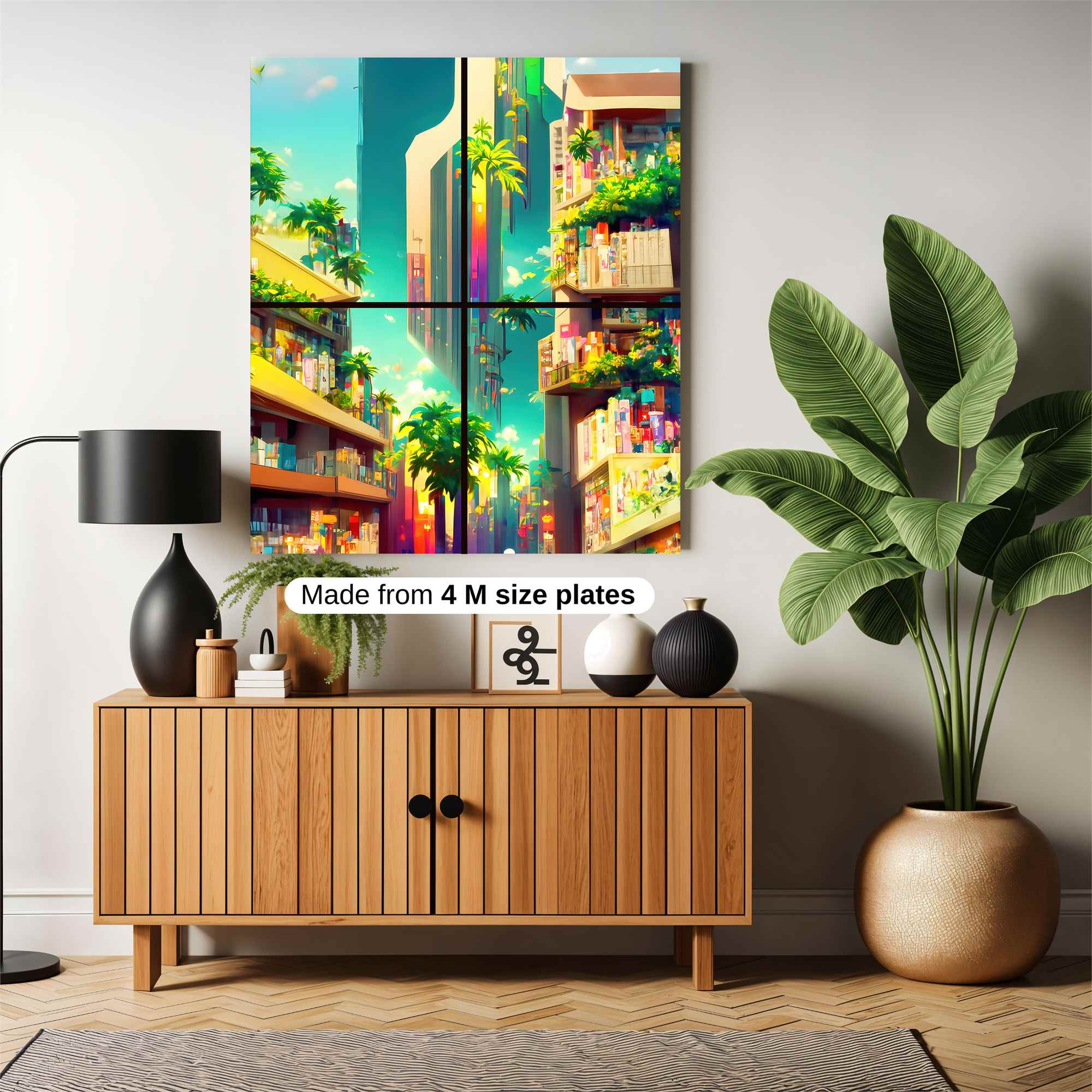 Neon Oasis Safe Wall Magnetic / M