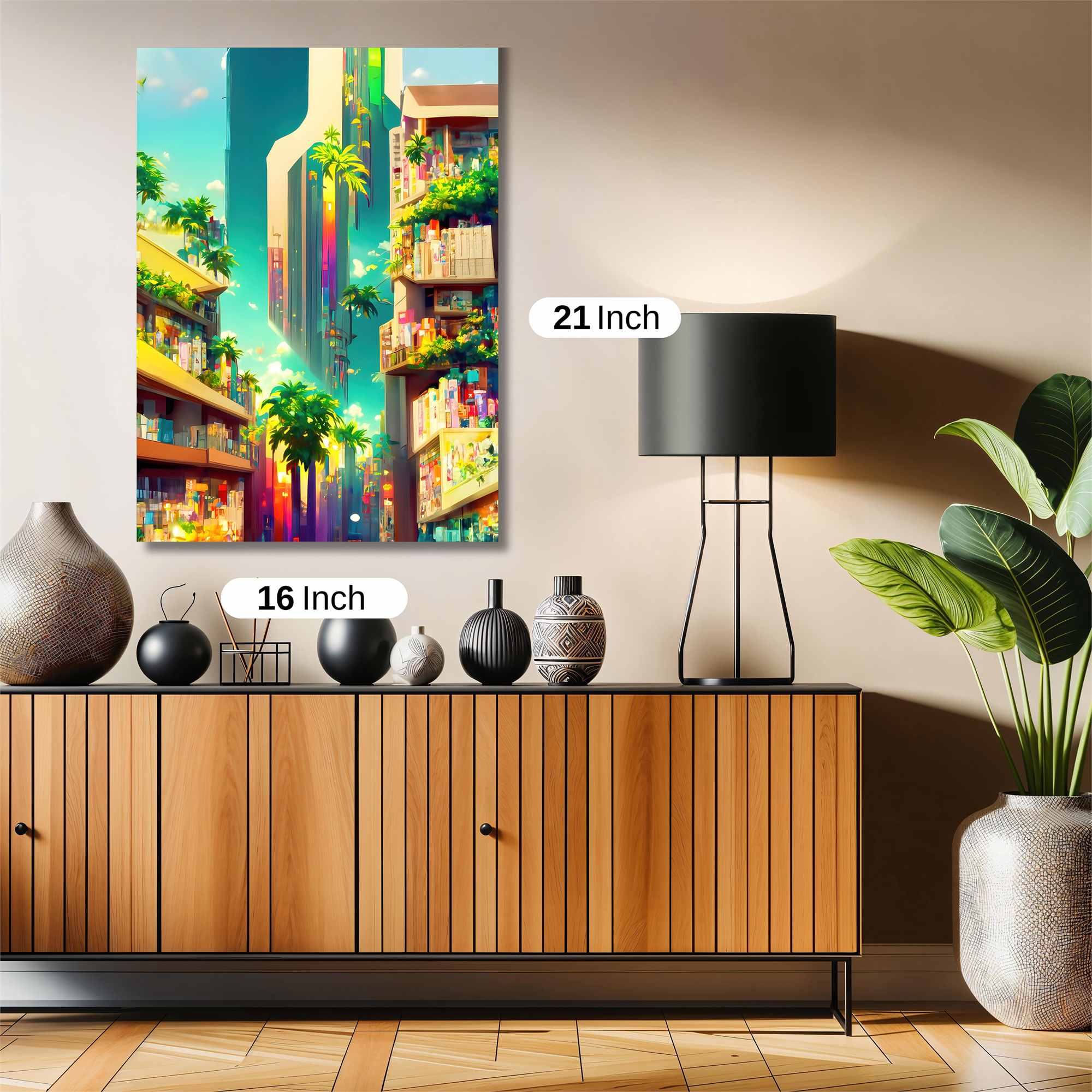 Neon Oasis Safe Wall Magnetic / M