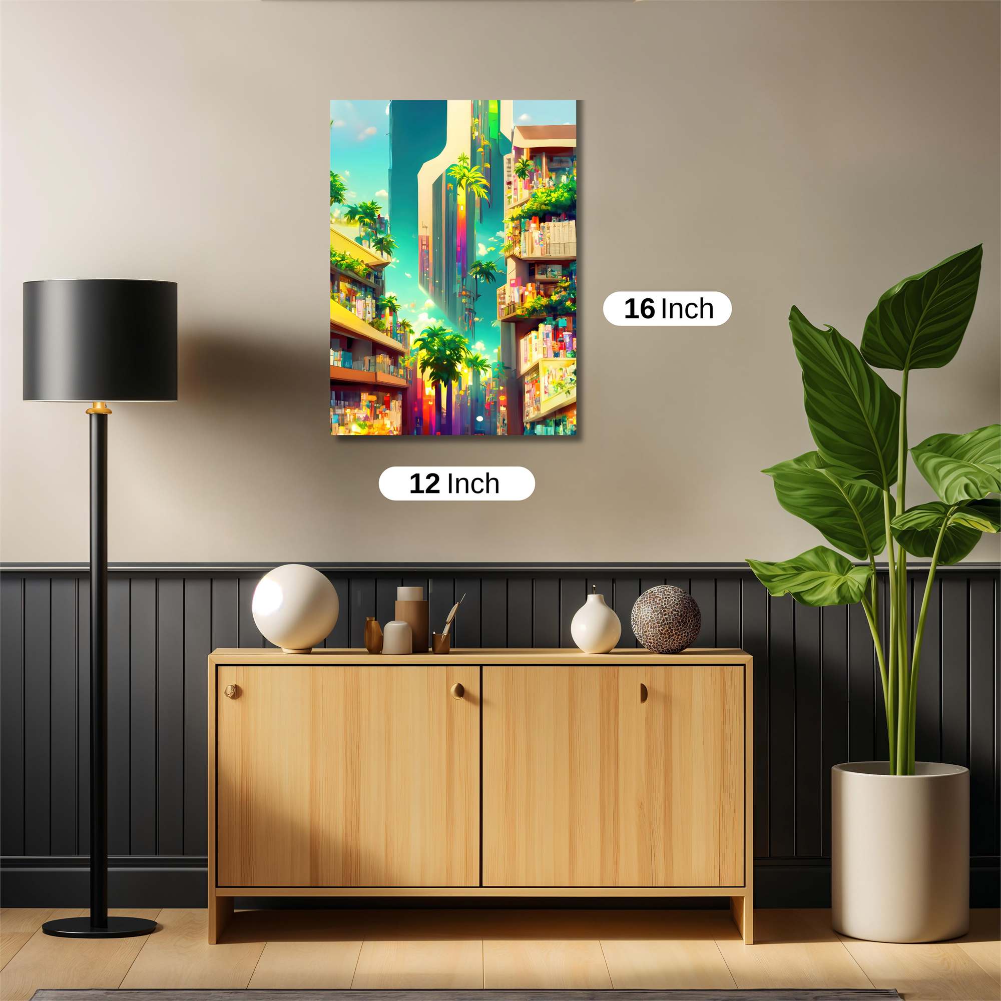 Neon Oasis Safe Wall Magnetic / M