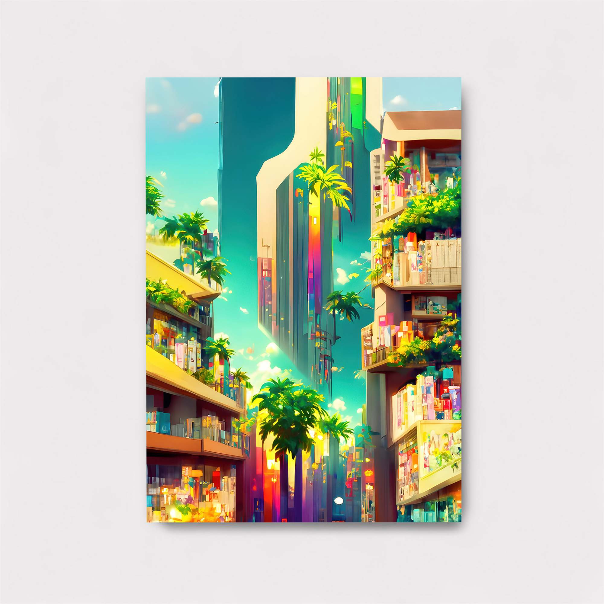 Neon Oasis Safe Wall Magnetic / M