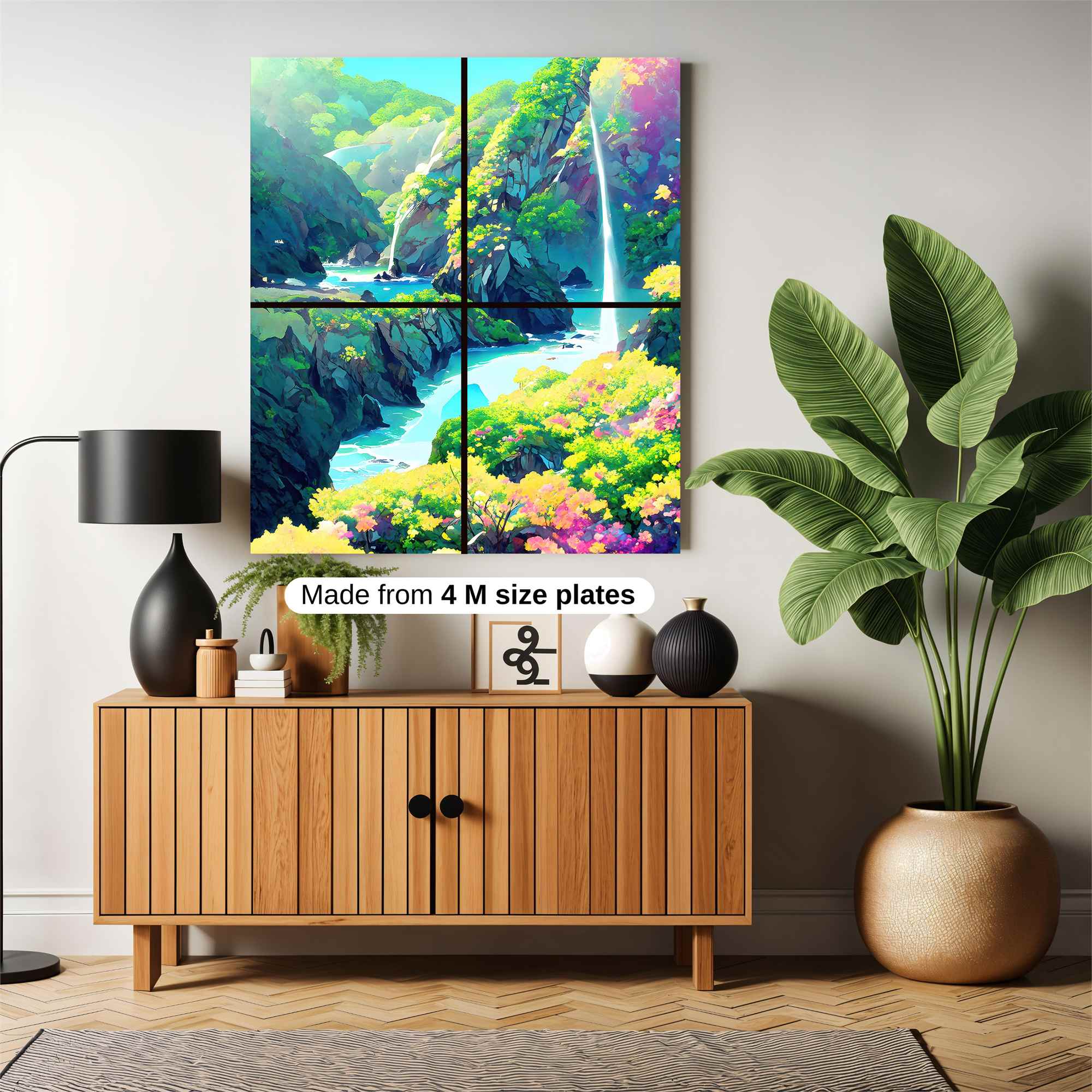Waterfall Serenity Safe Wall Magnetic / M