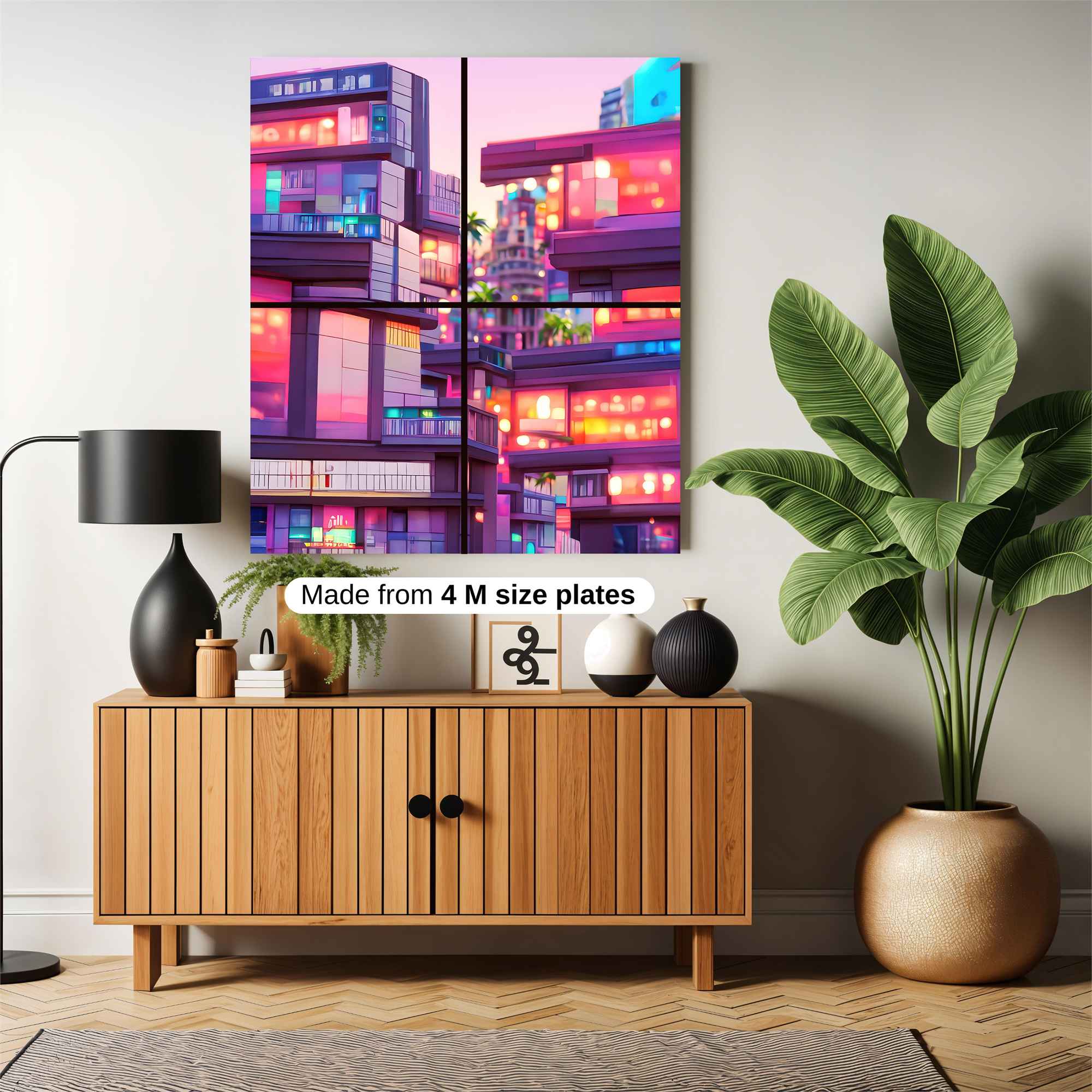 Cyber Serenity Safe Wall Magnetic / M