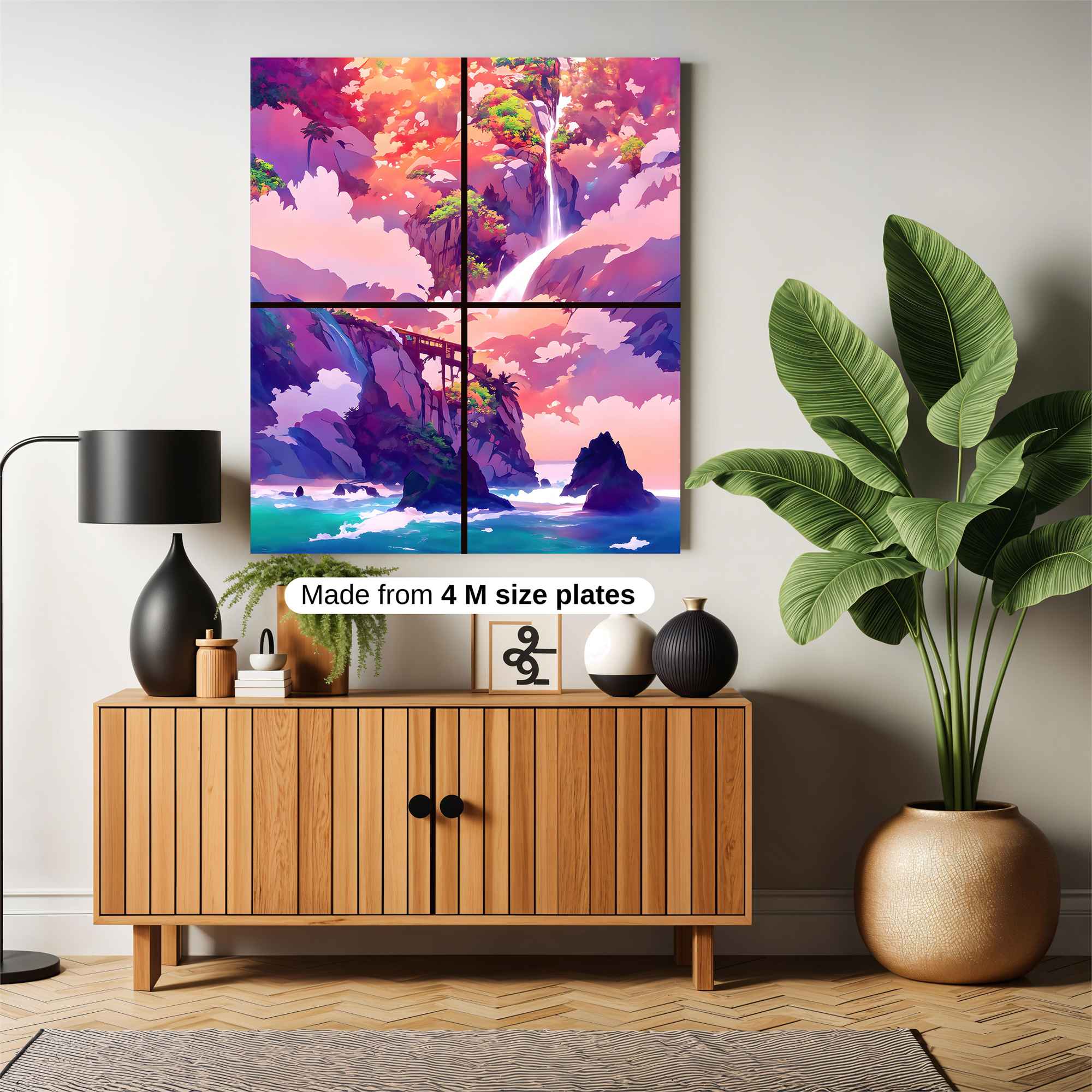 Waterfall Dreamscape Safe Wall Magnetic / M