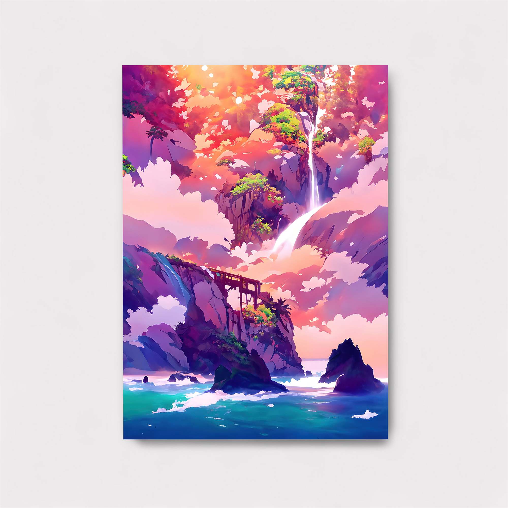 Waterfall Dreamscape Safe Wall Magnetic / M