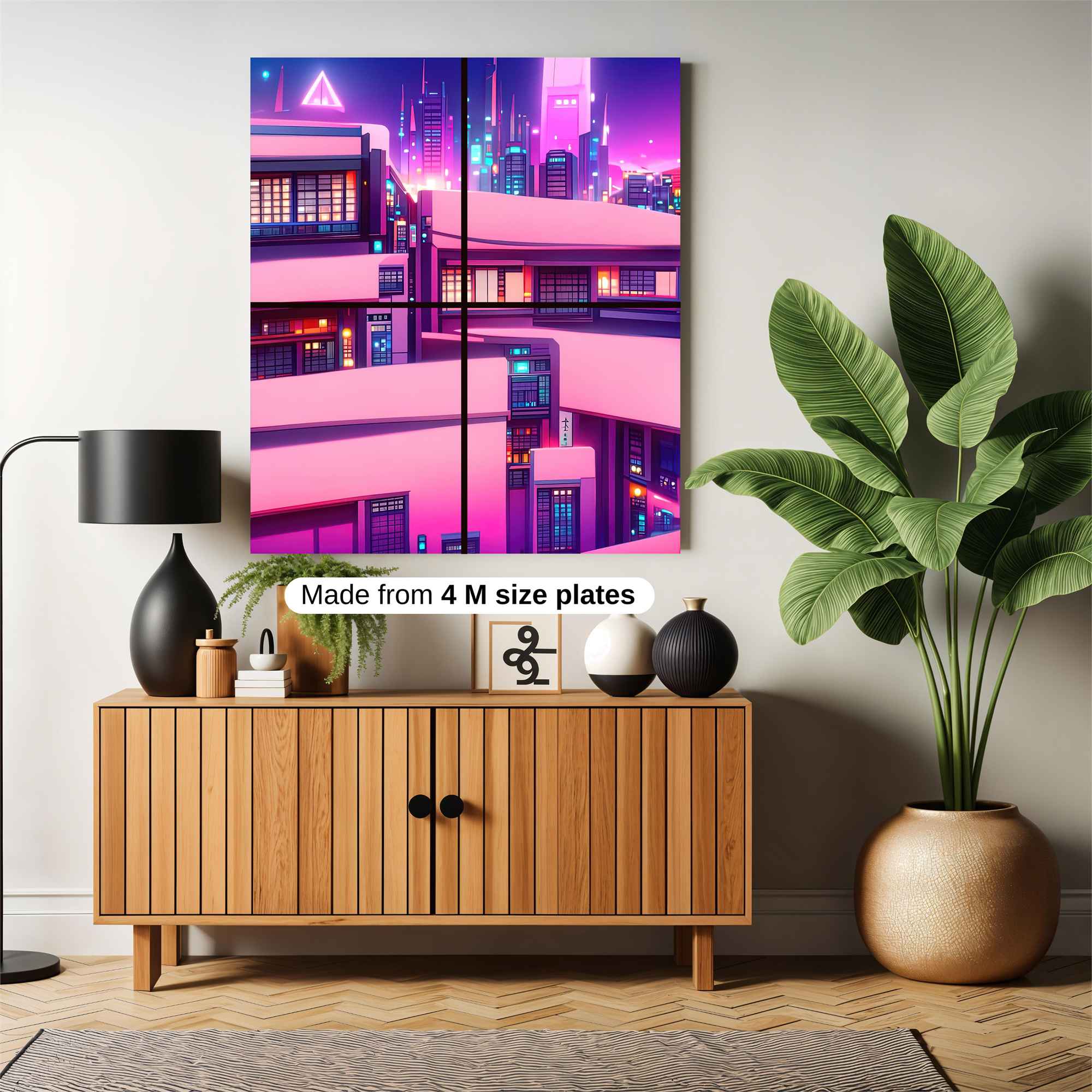 Neon Serenity Safe Wall Magnetic / M