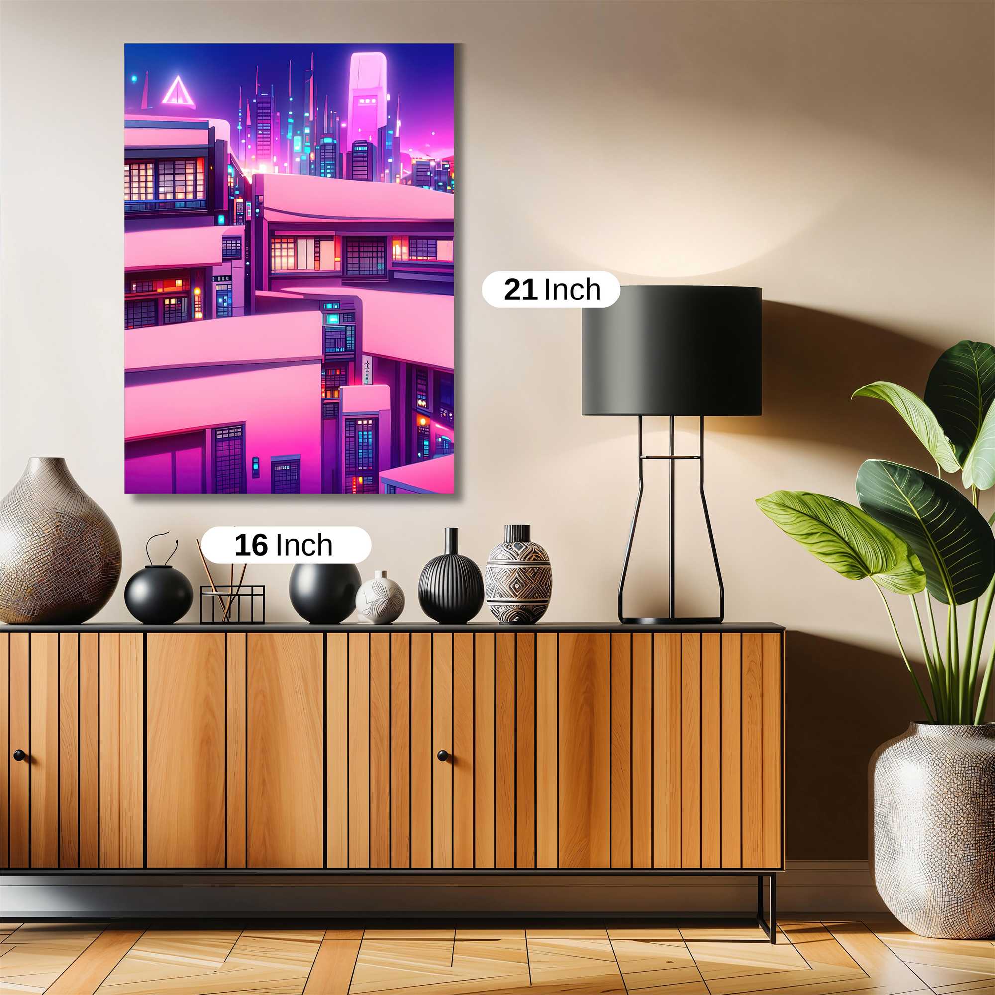 Neon Serenity Safe Wall Magnetic / M