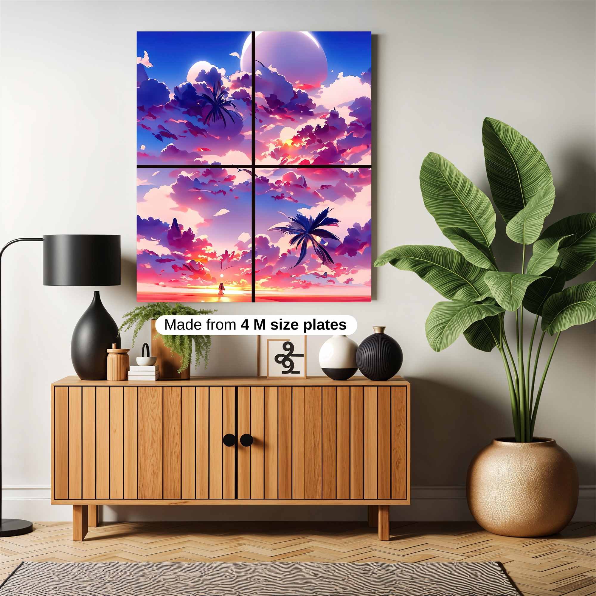 Sunset Serenity Safe Wall Magnetic / M
