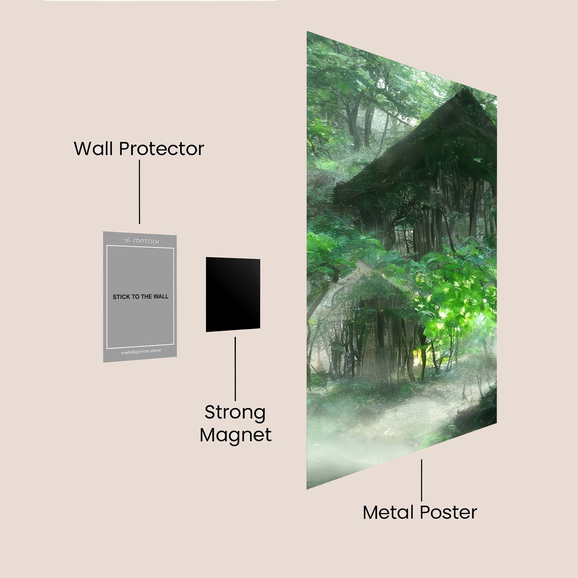 ForestWhisper Safe Wall Magnetic / M