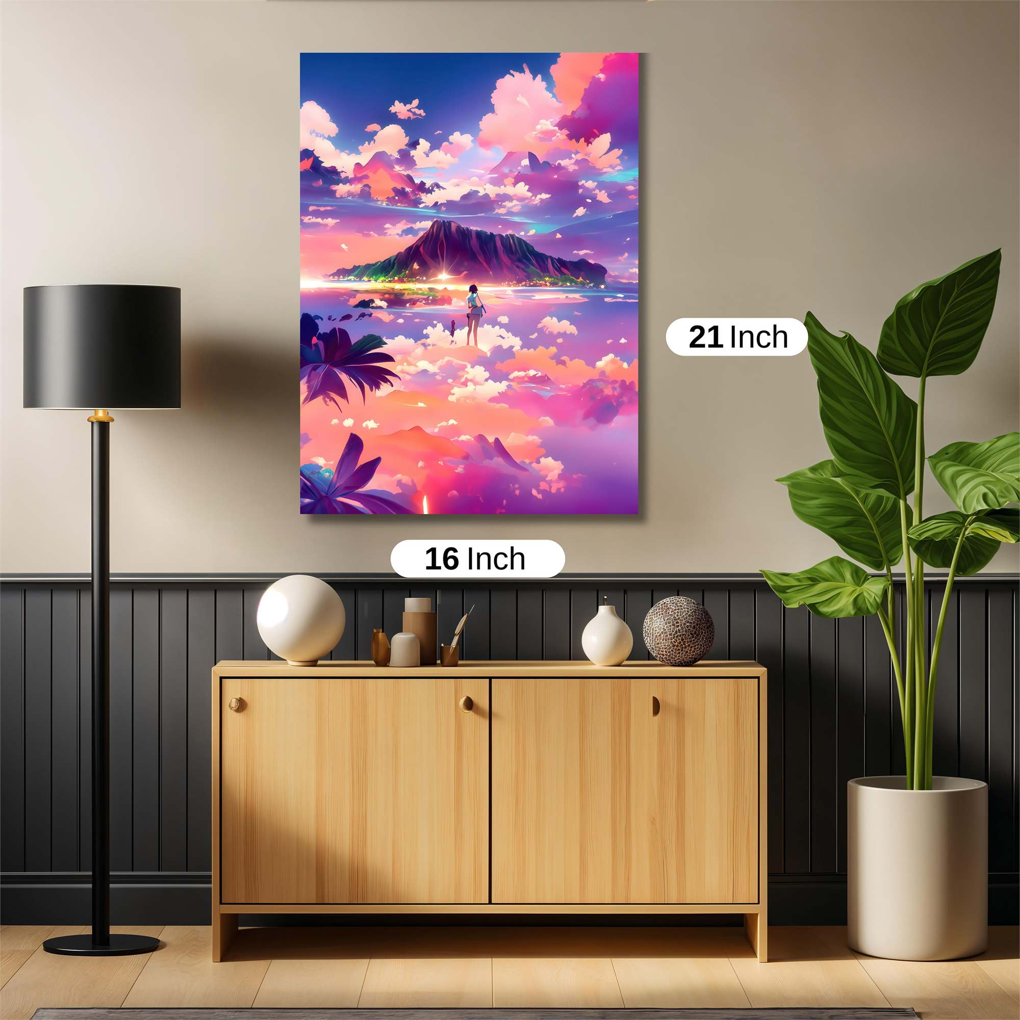 Island Serenity Safe Wall Magnetic / M