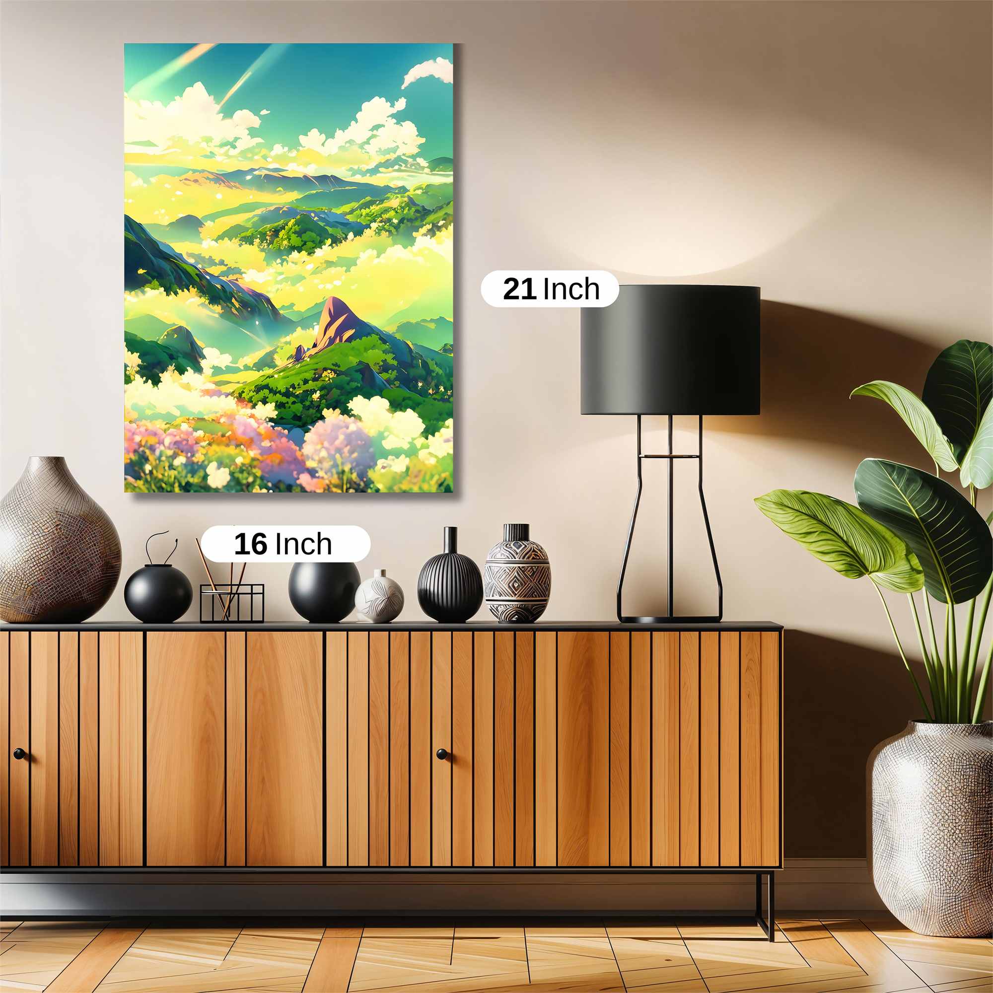 Mountain Serenity Safe Wall Magnetic / M