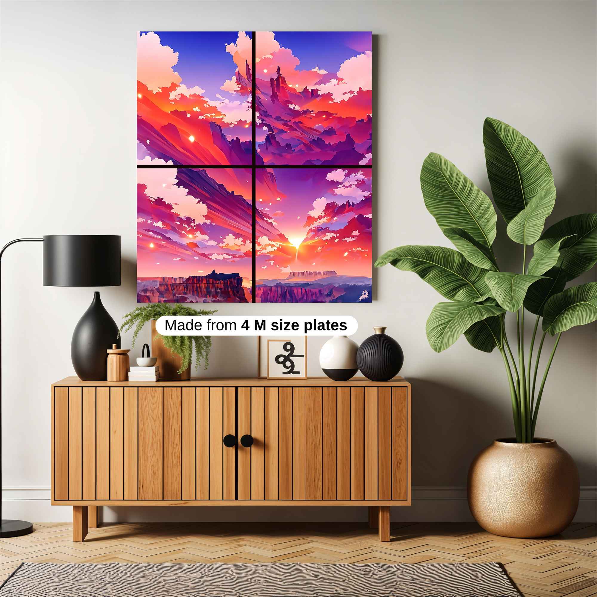 Sunset Serenity Safe Wall Magnetic / M
