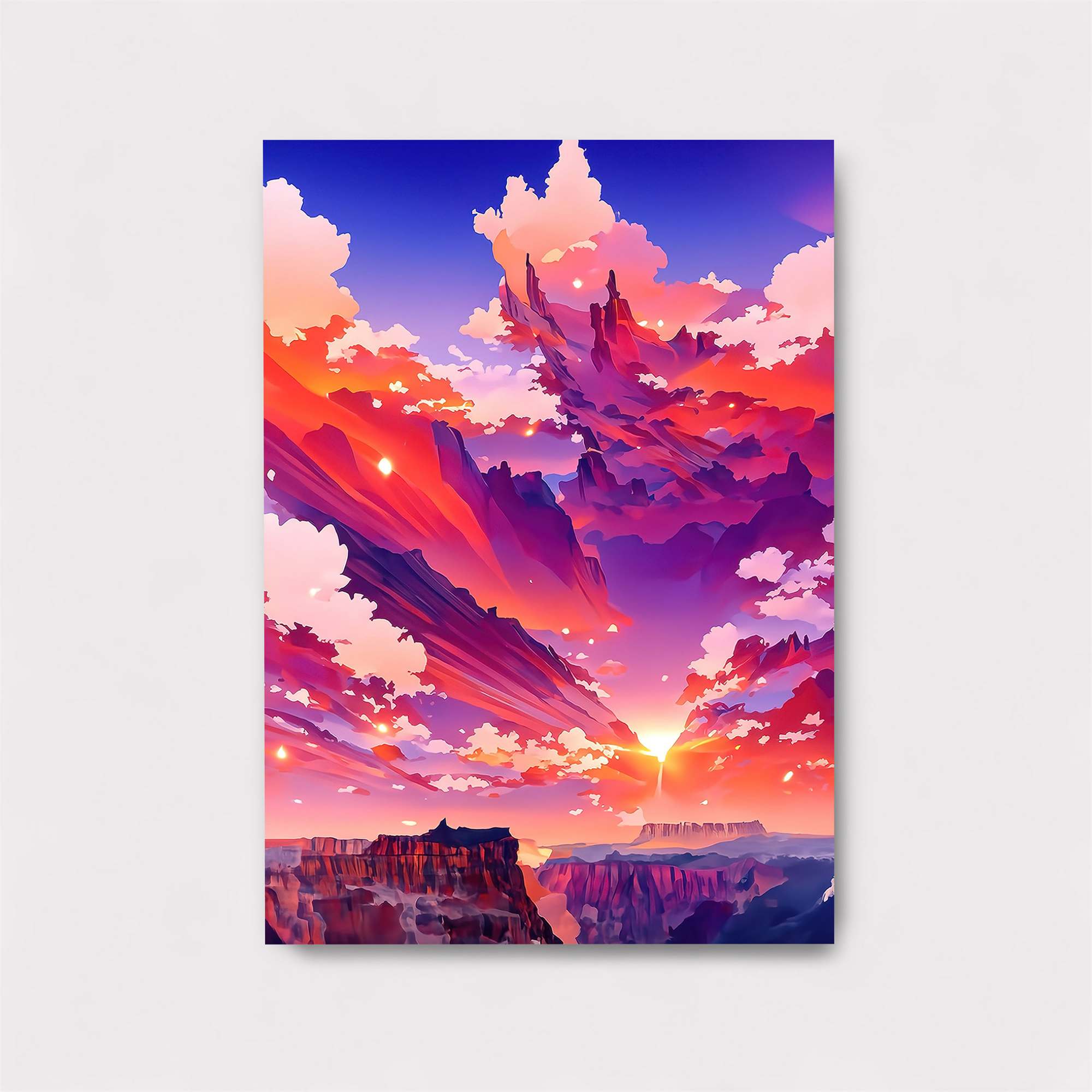 Sunset Serenity Safe Wall Magnetic / M
