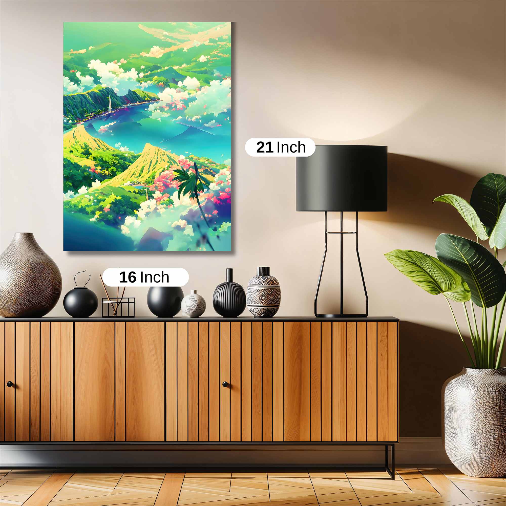 Island Serenity Safe Wall Magnetic / M