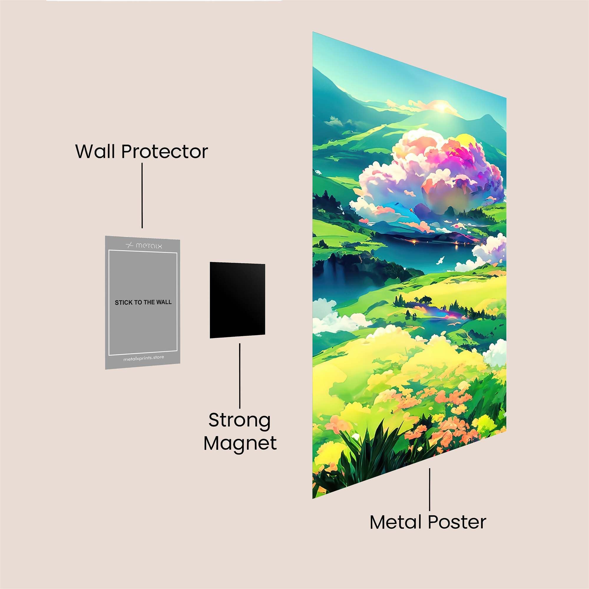 Sunrise Serenity Safe Wall Magnetic / M