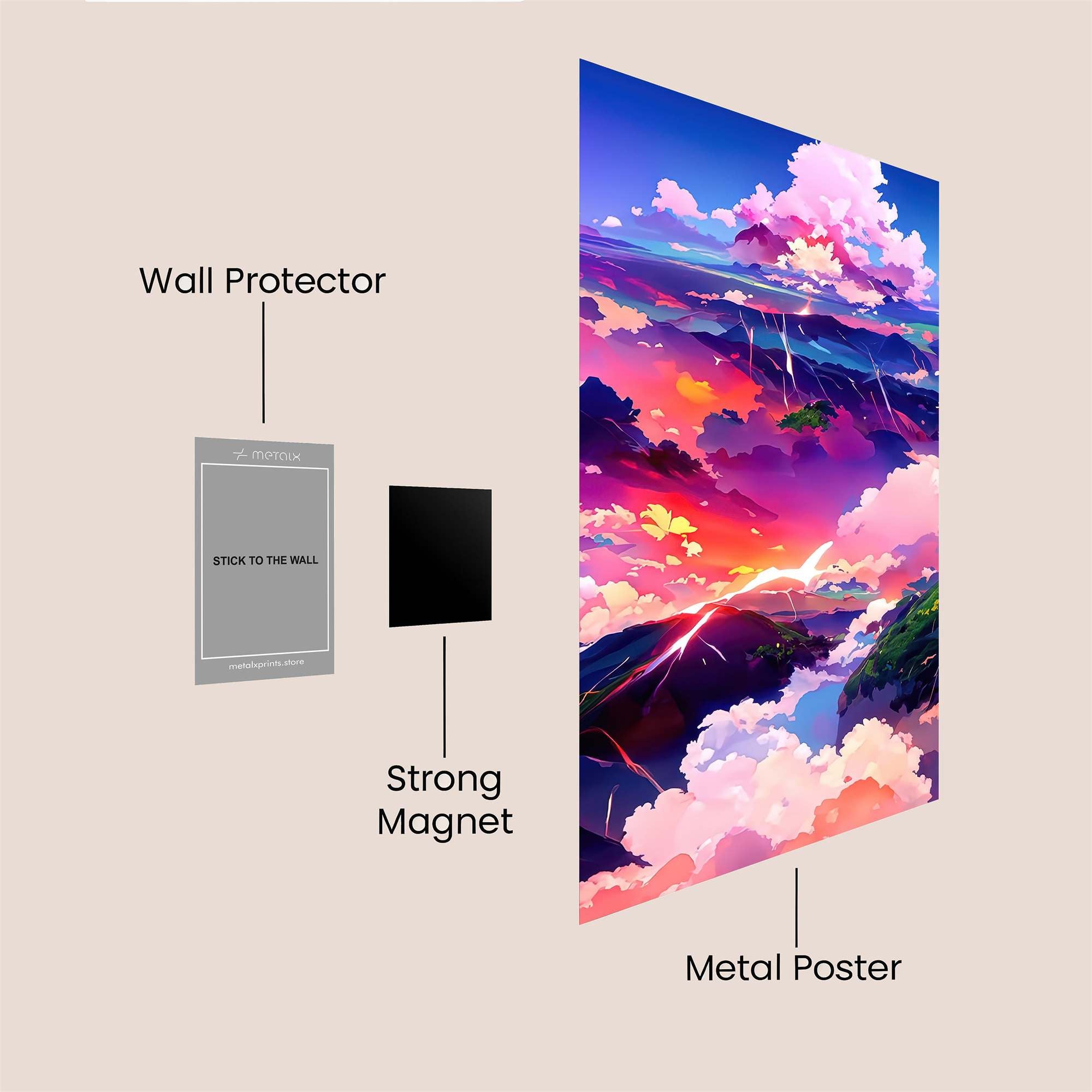 Sky Dreamscape Safe Wall Magnetic / M