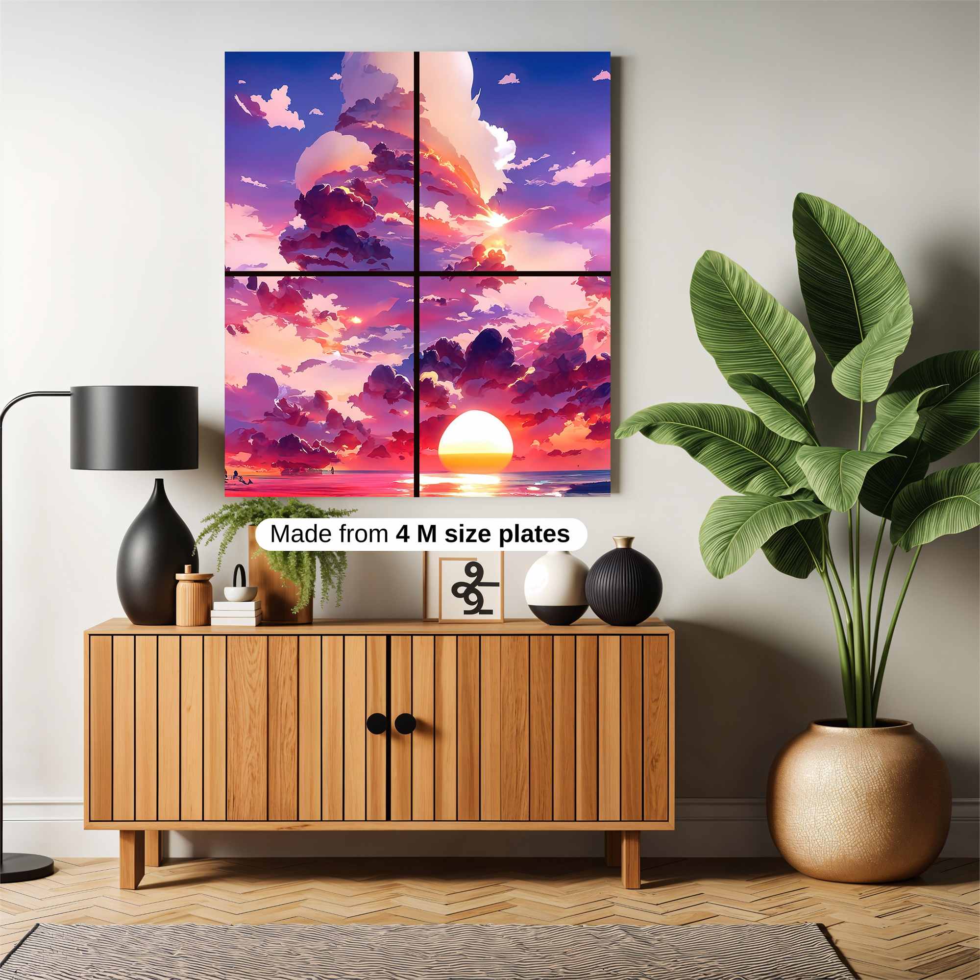 Sunset Serenity Safe Wall Magnetic / M