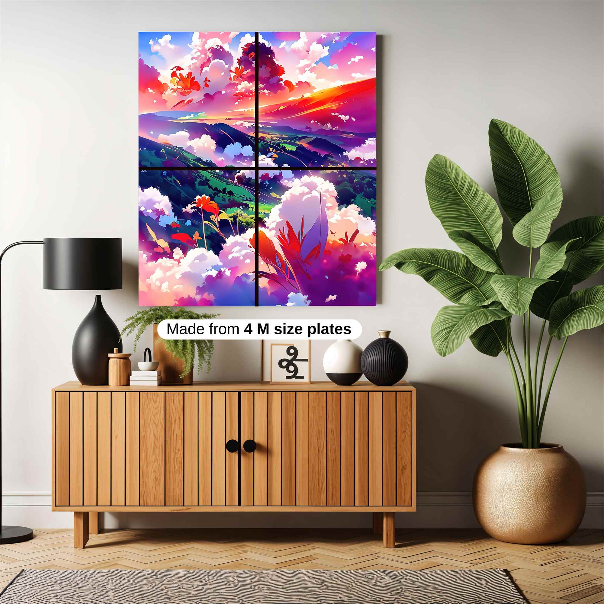Sunset Dreamscape Safe Wall Magnetic / M