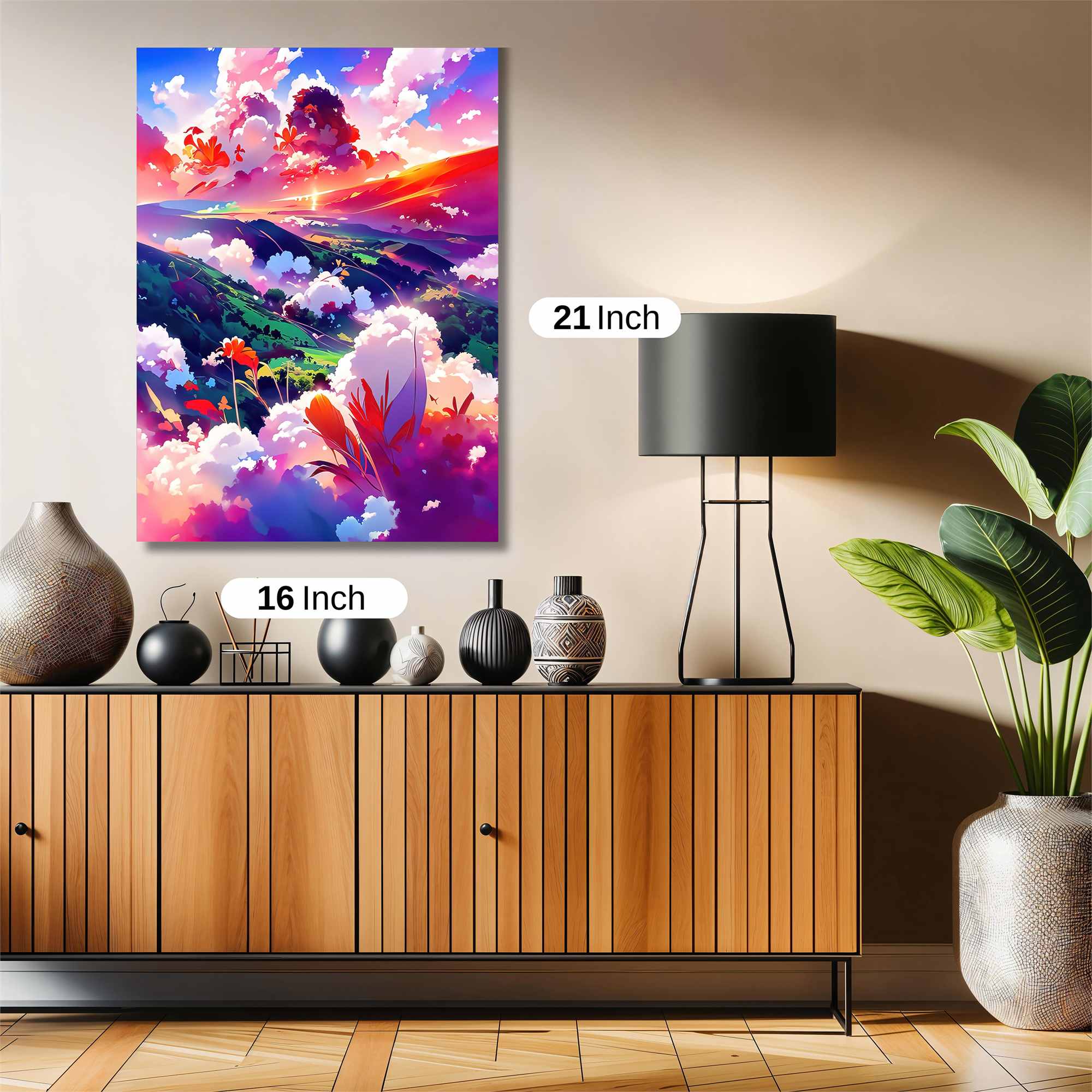 Sunset Dreamscape Safe Wall Magnetic / M