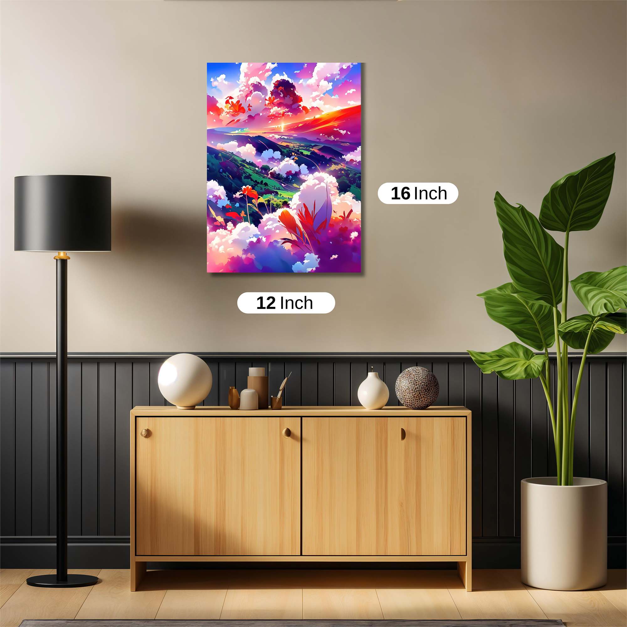 Sunset Dreamscape Safe Wall Magnetic / M