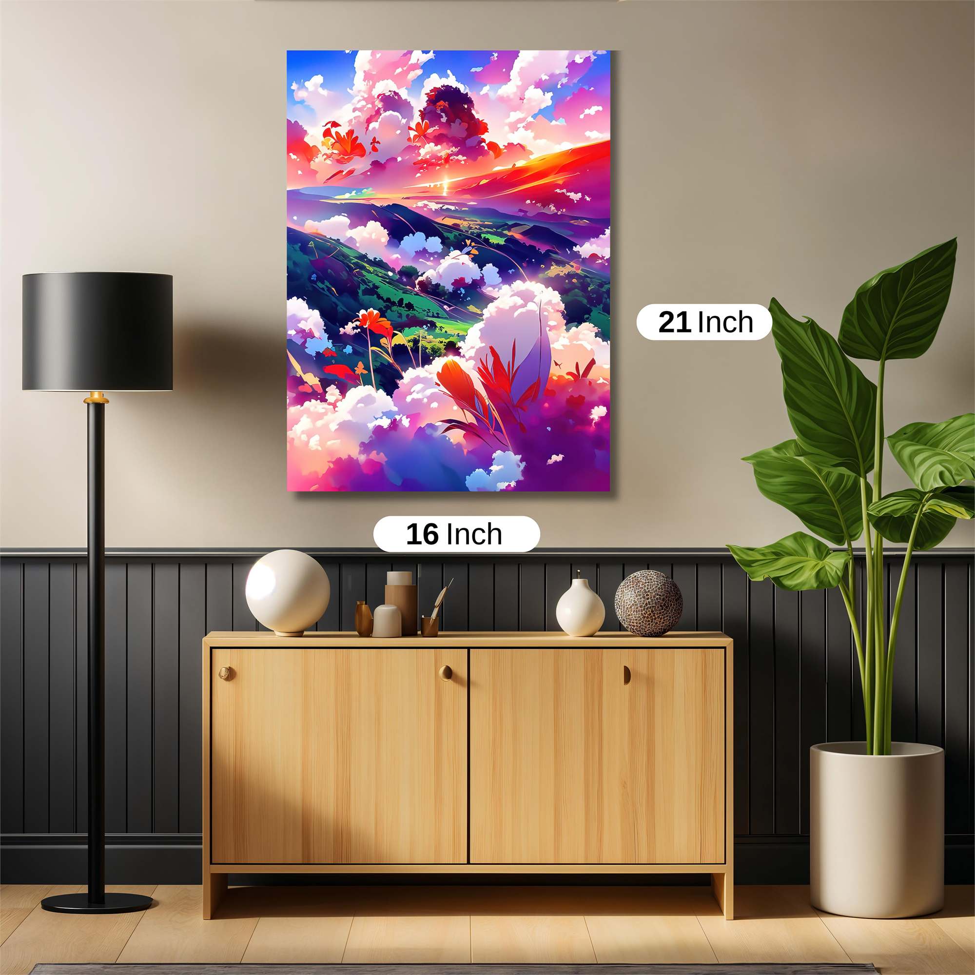 Sunset Dreamscape Safe Wall Magnetic / M