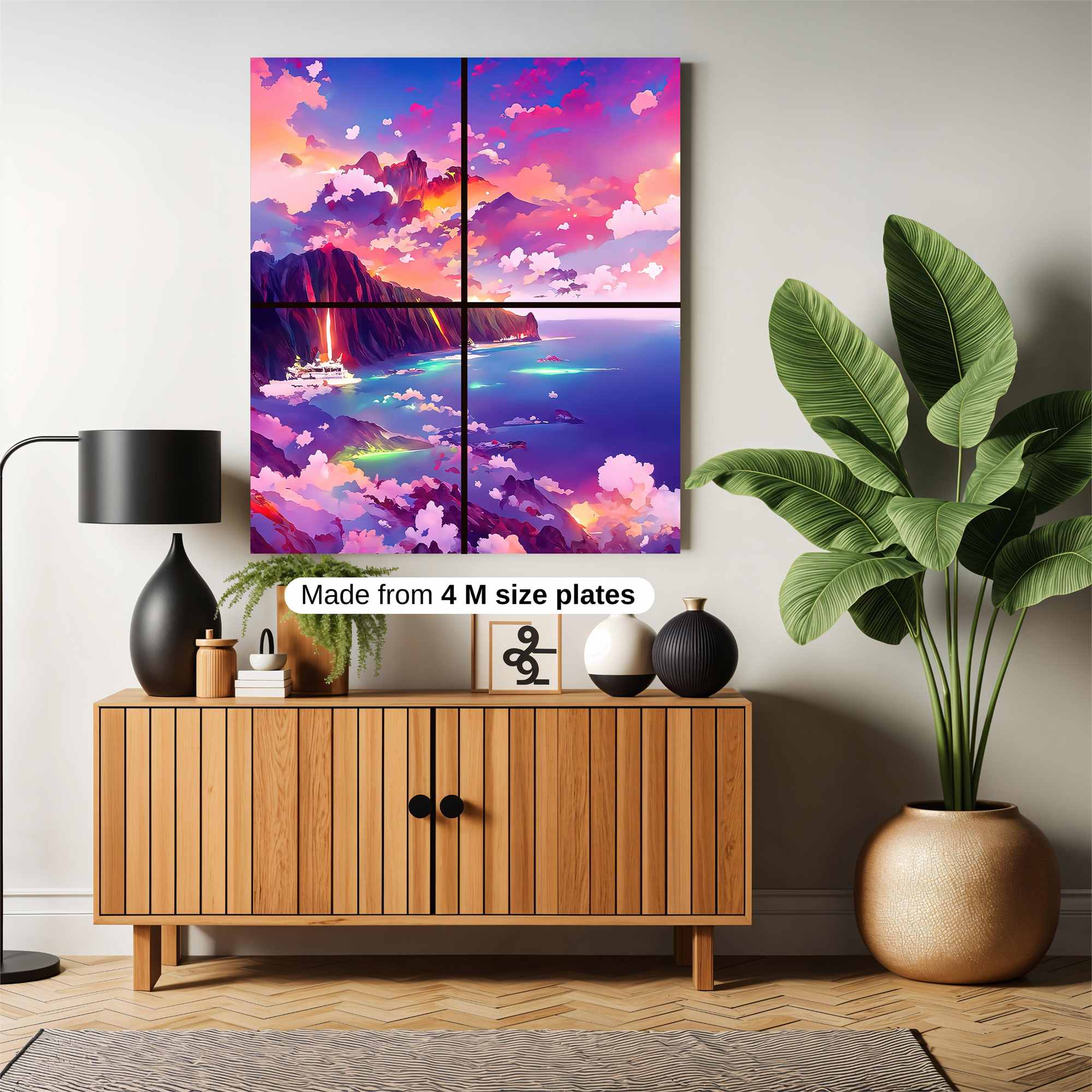 Sunset Serenity Safe Wall Magnetic / M