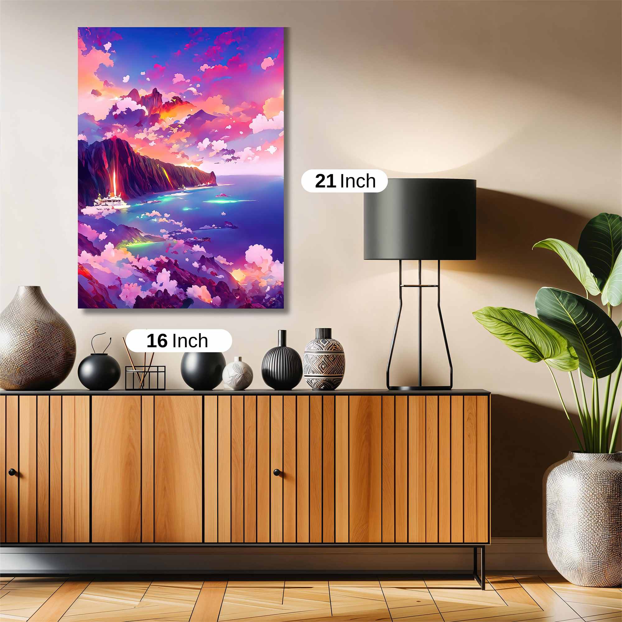 Sunset Serenity Safe Wall Magnetic / M