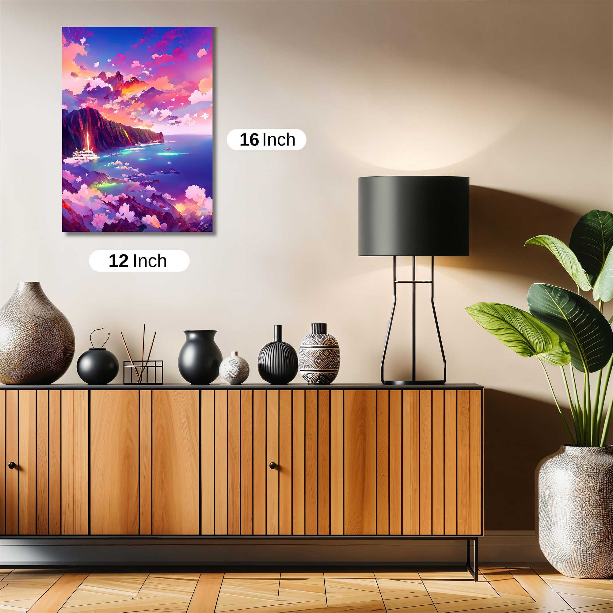 Sunset Serenity Safe Wall Magnetic / M