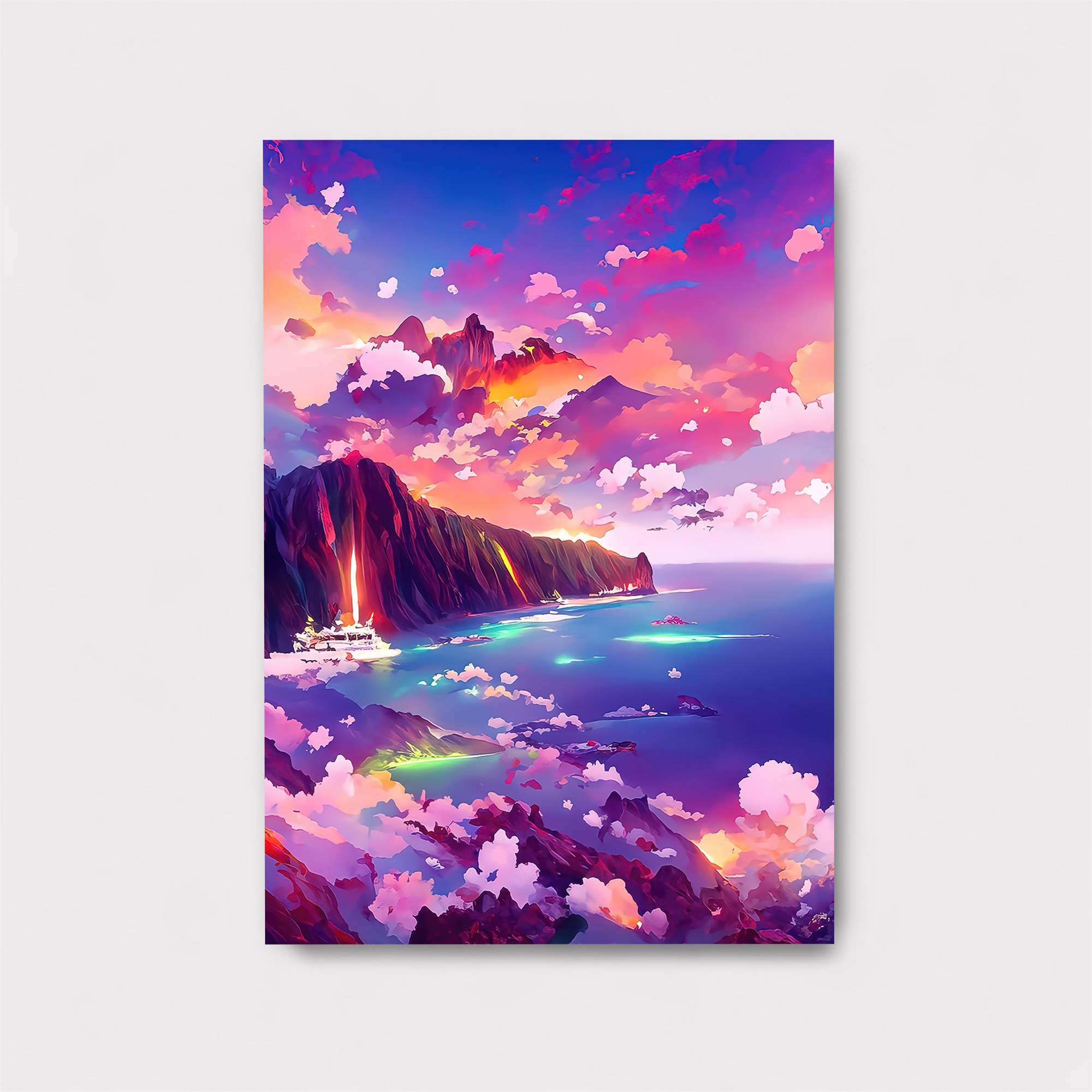 Sunset Serenity Safe Wall Magnetic / M