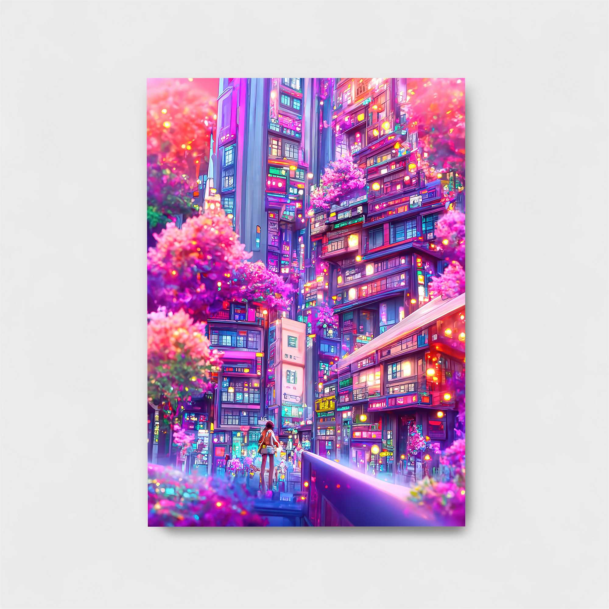 Neon Serenity Safe Wall Magnetic / M