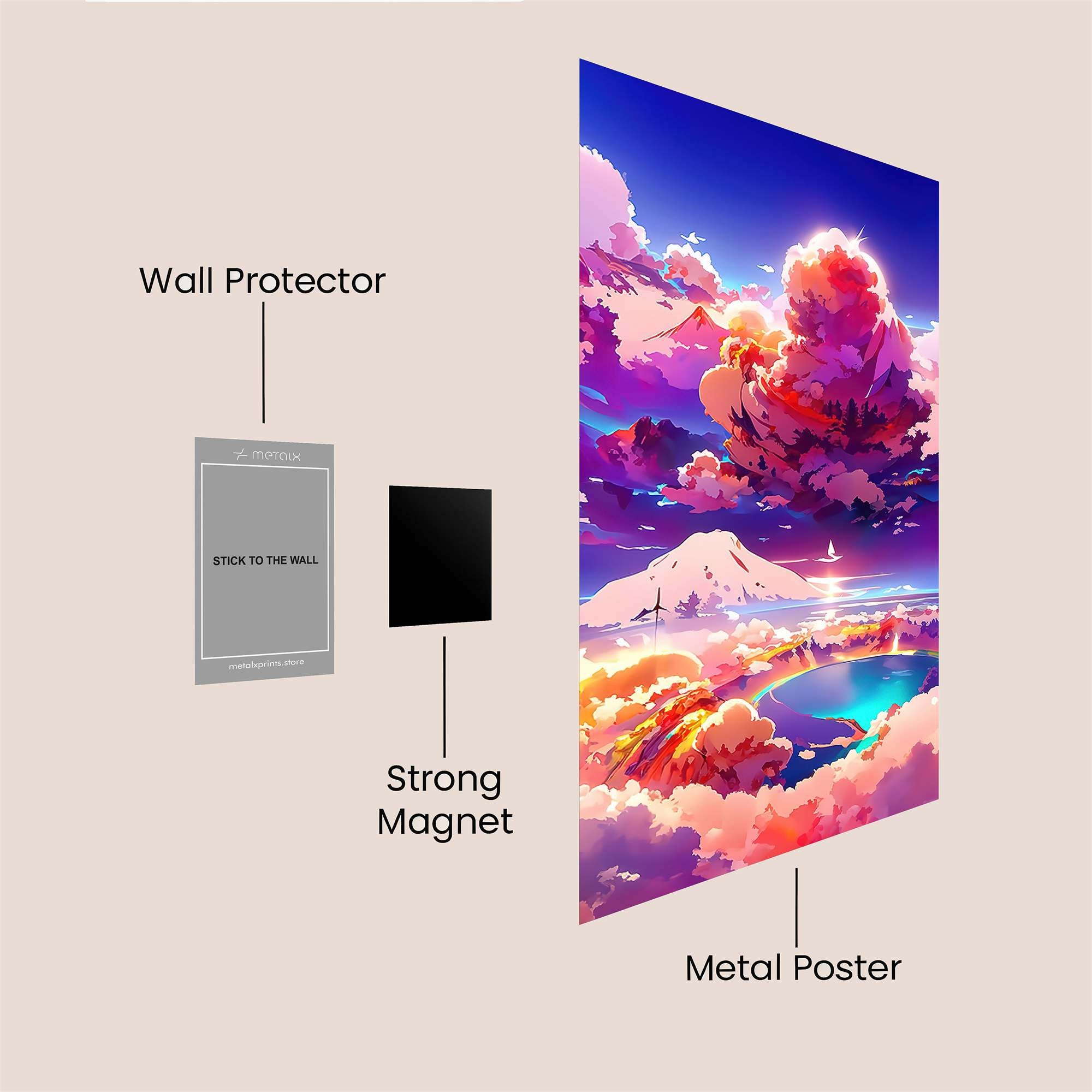 Fuji Dreamscape Safe Wall Magnetic / M