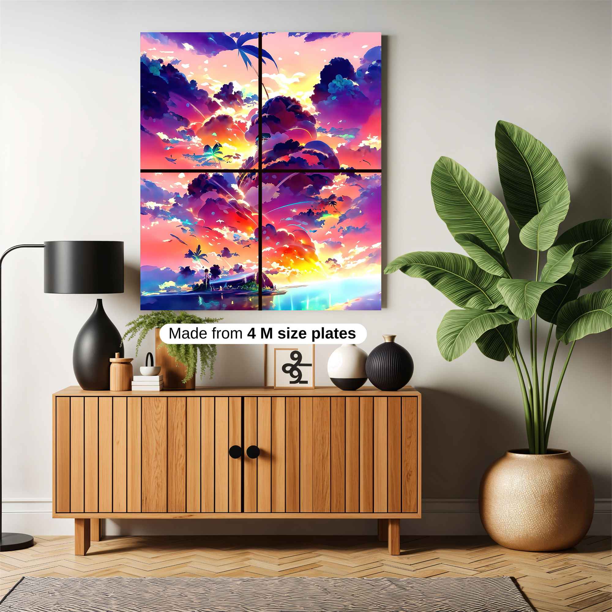 Sunset Serenity Safe Wall Magnetic / M