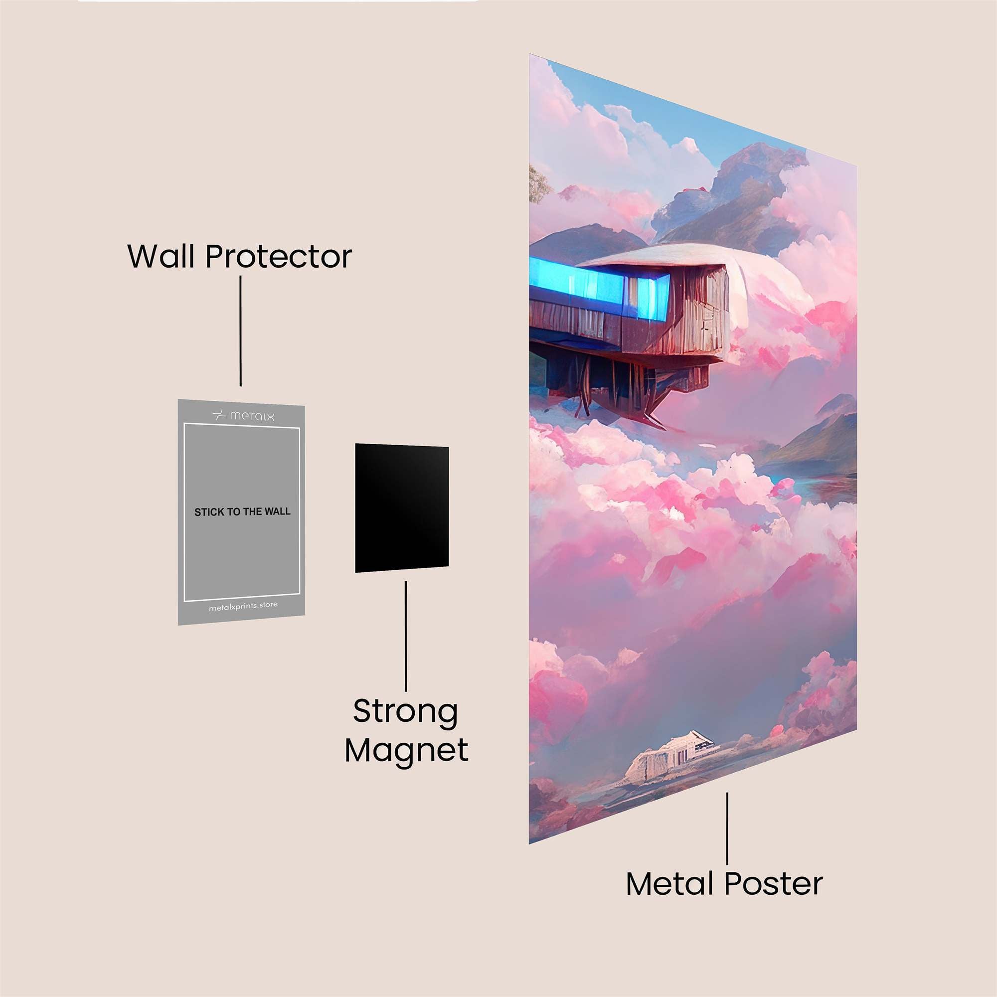 Sky Haven Safe Wall Magnetic / M