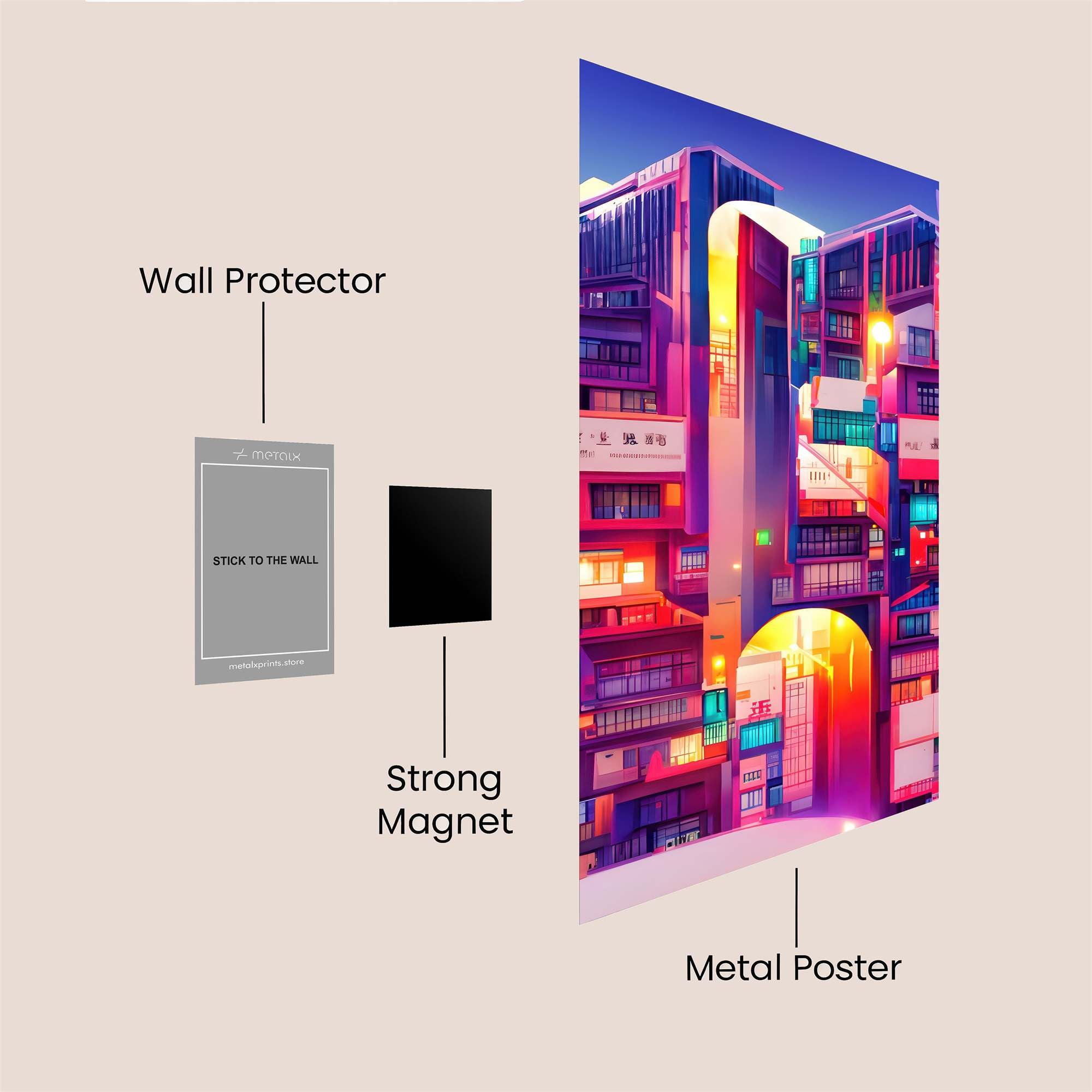 NeonDream Safe Wall Magnetic / M