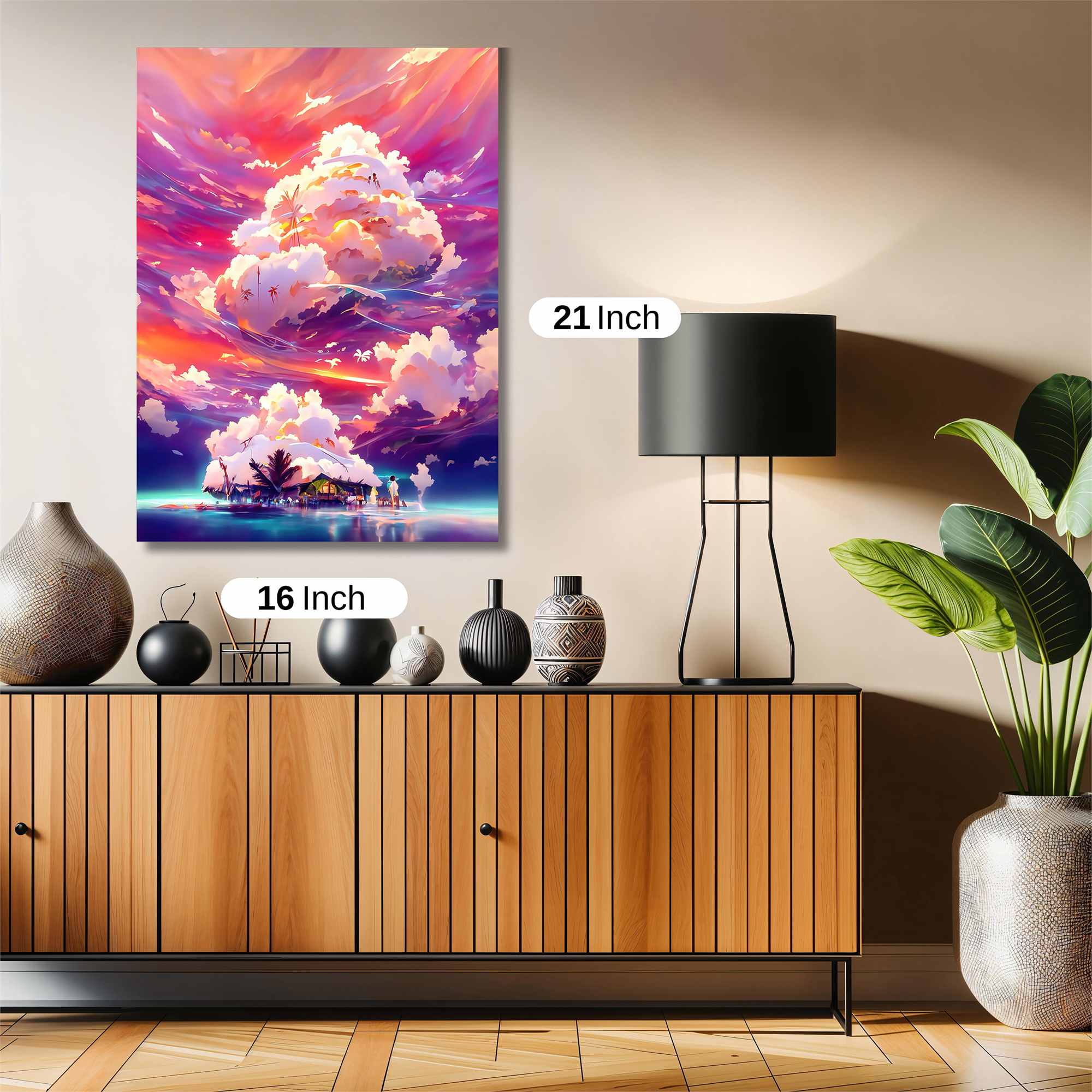 Island Serenity Safe Wall Magnetic / M