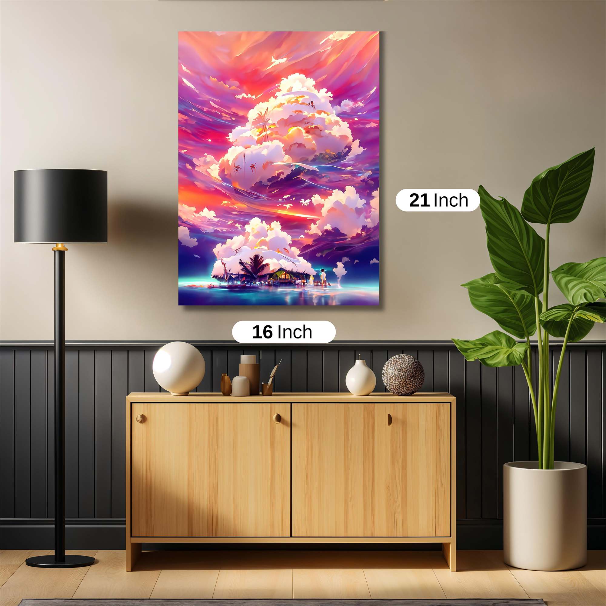 Island Serenity Safe Wall Magnetic / M