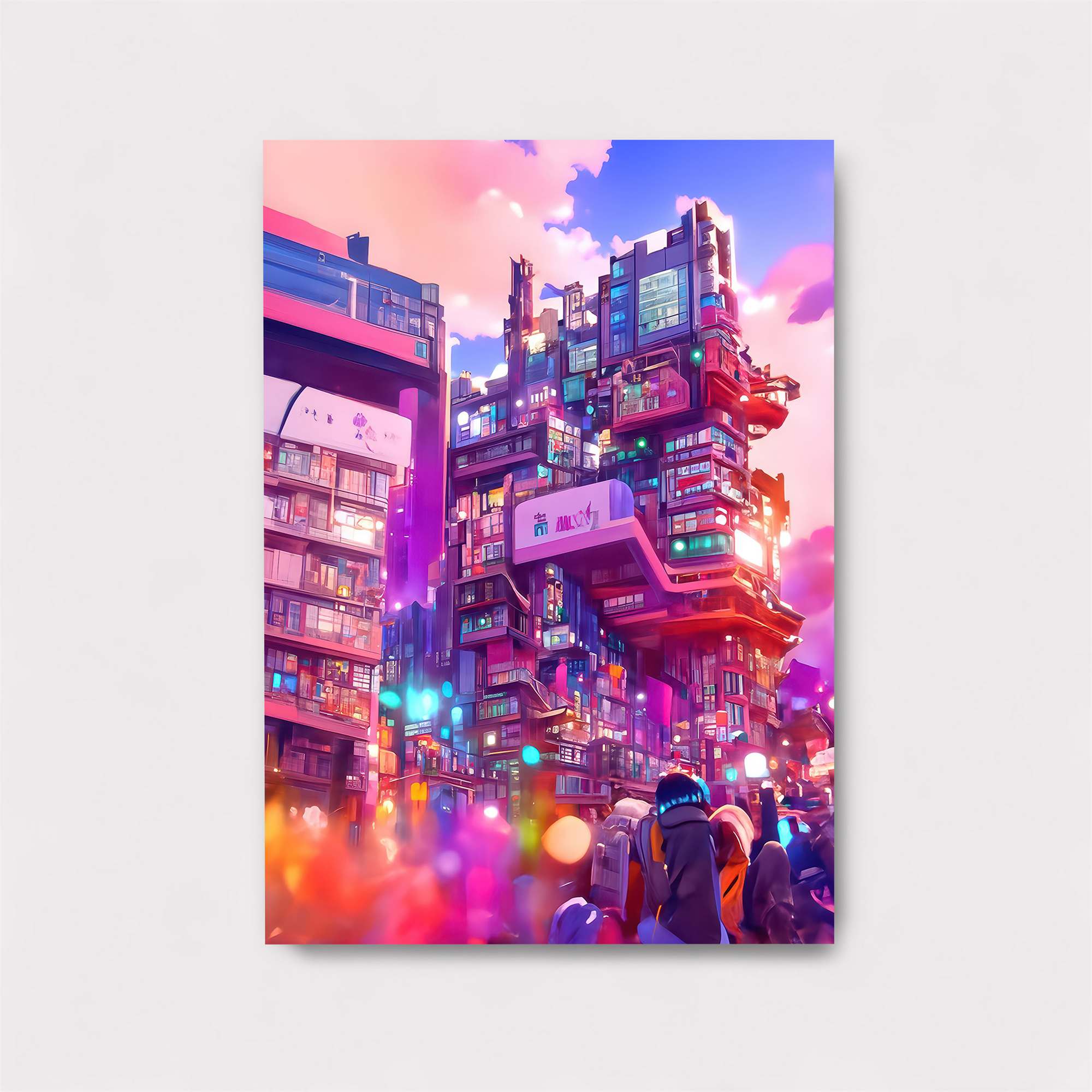 Cyberpunk Dreamscape Safe Wall Magnetic / M