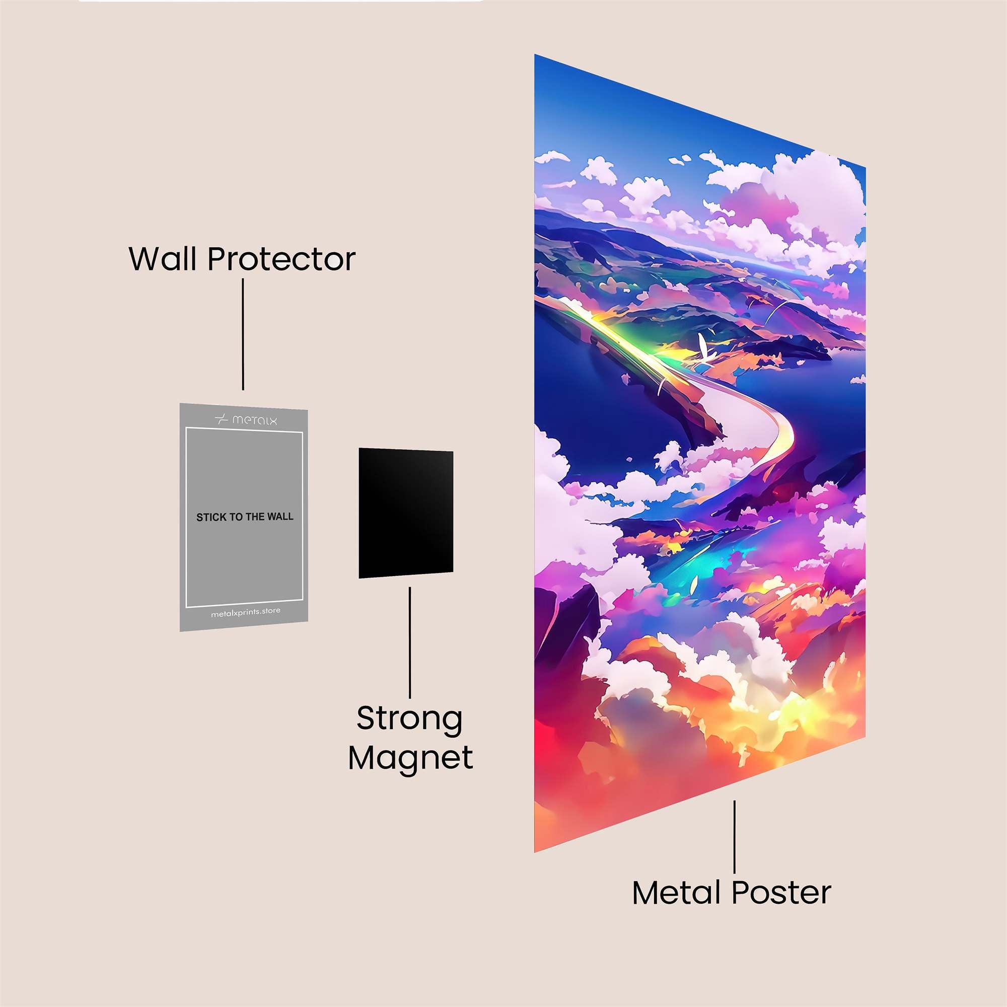 Aurora Bliss Safe Wall Magnetic / M