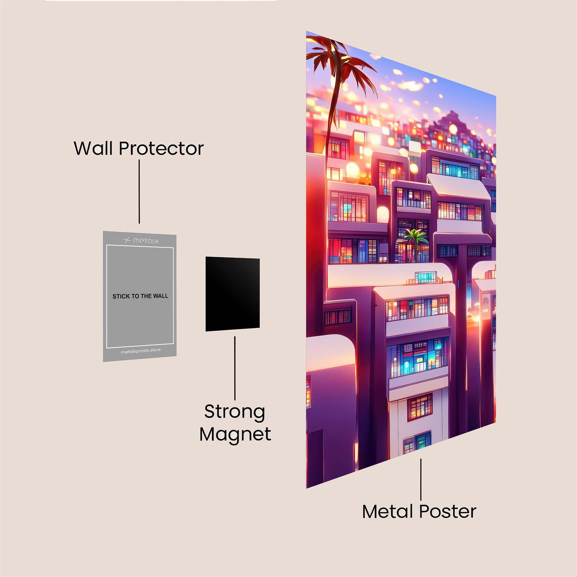 Twilight Serenity Safe Wall Magnetic / M