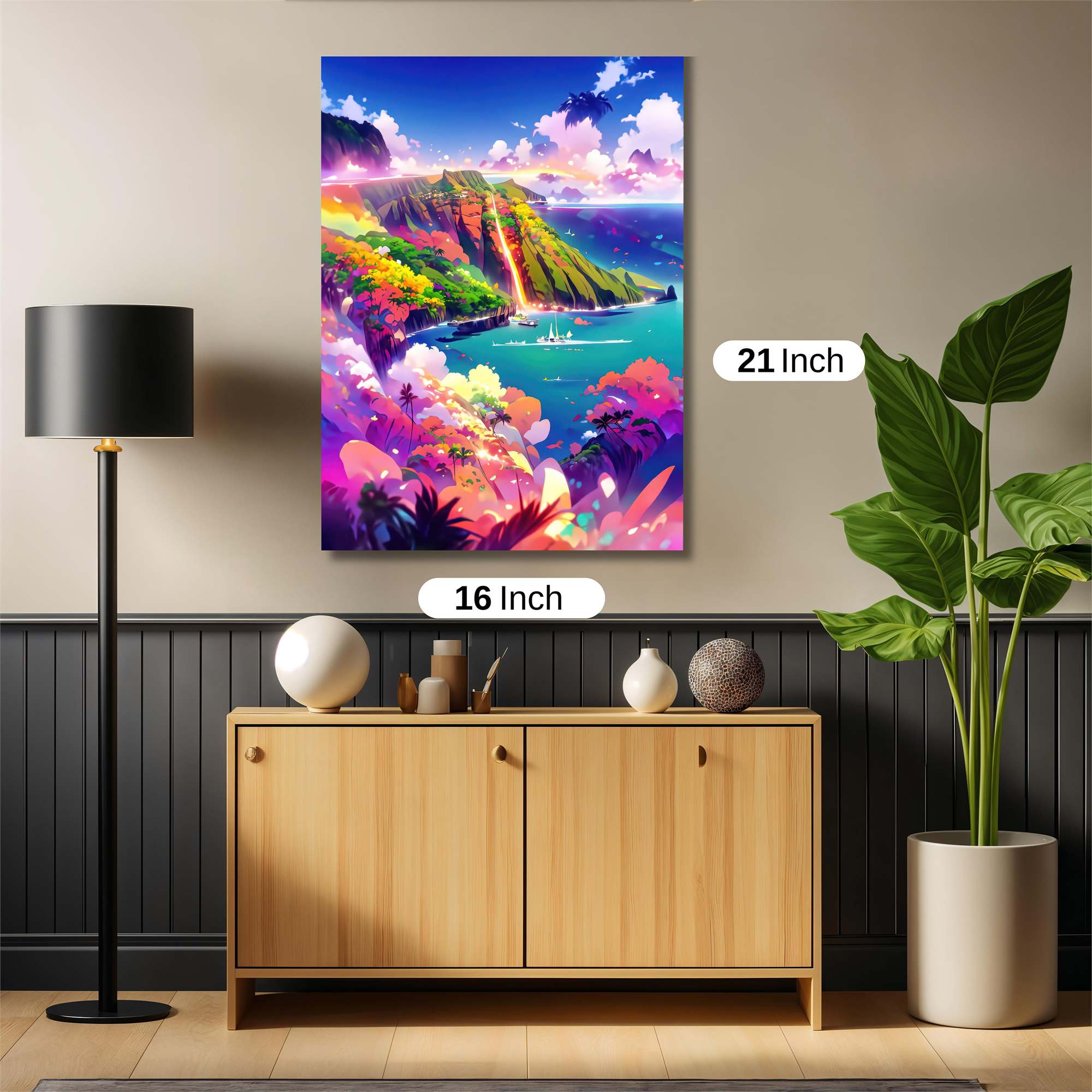 Rainbow Serenity Safe Wall Magnetic / M