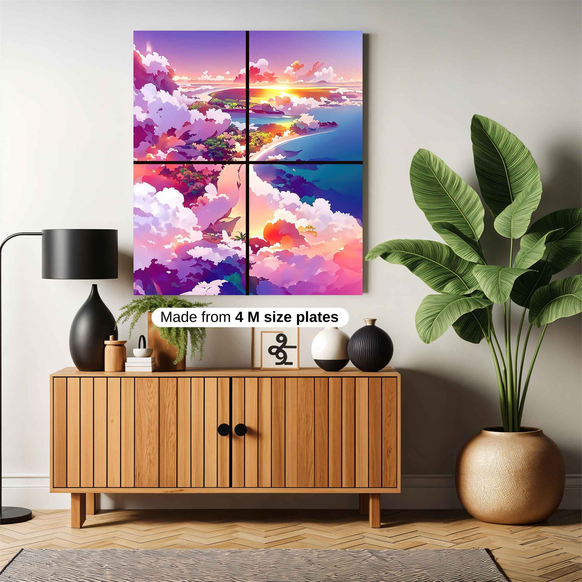 Sunset Serenity Safe Wall Magnetic / M