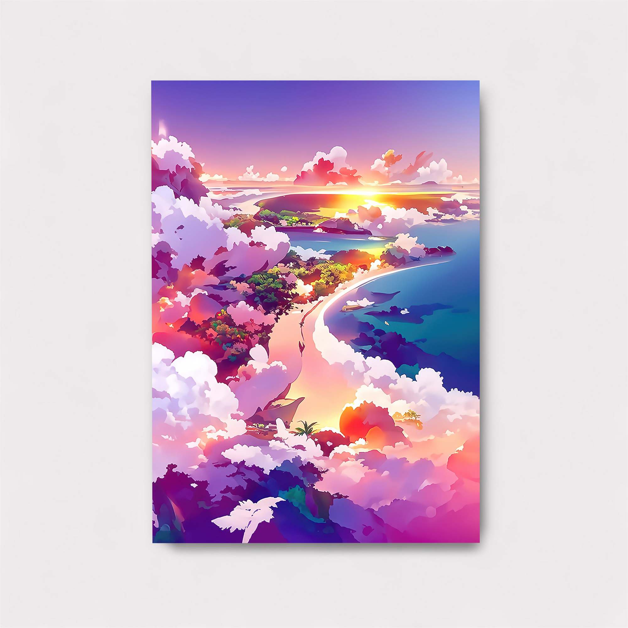 Sunset Serenity Safe Wall Magnetic / M