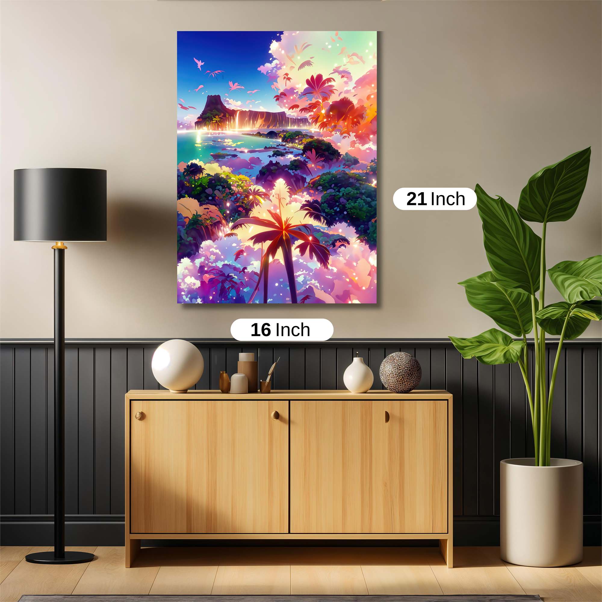 Island Dreamscape Safe Wall Magnetic / M
