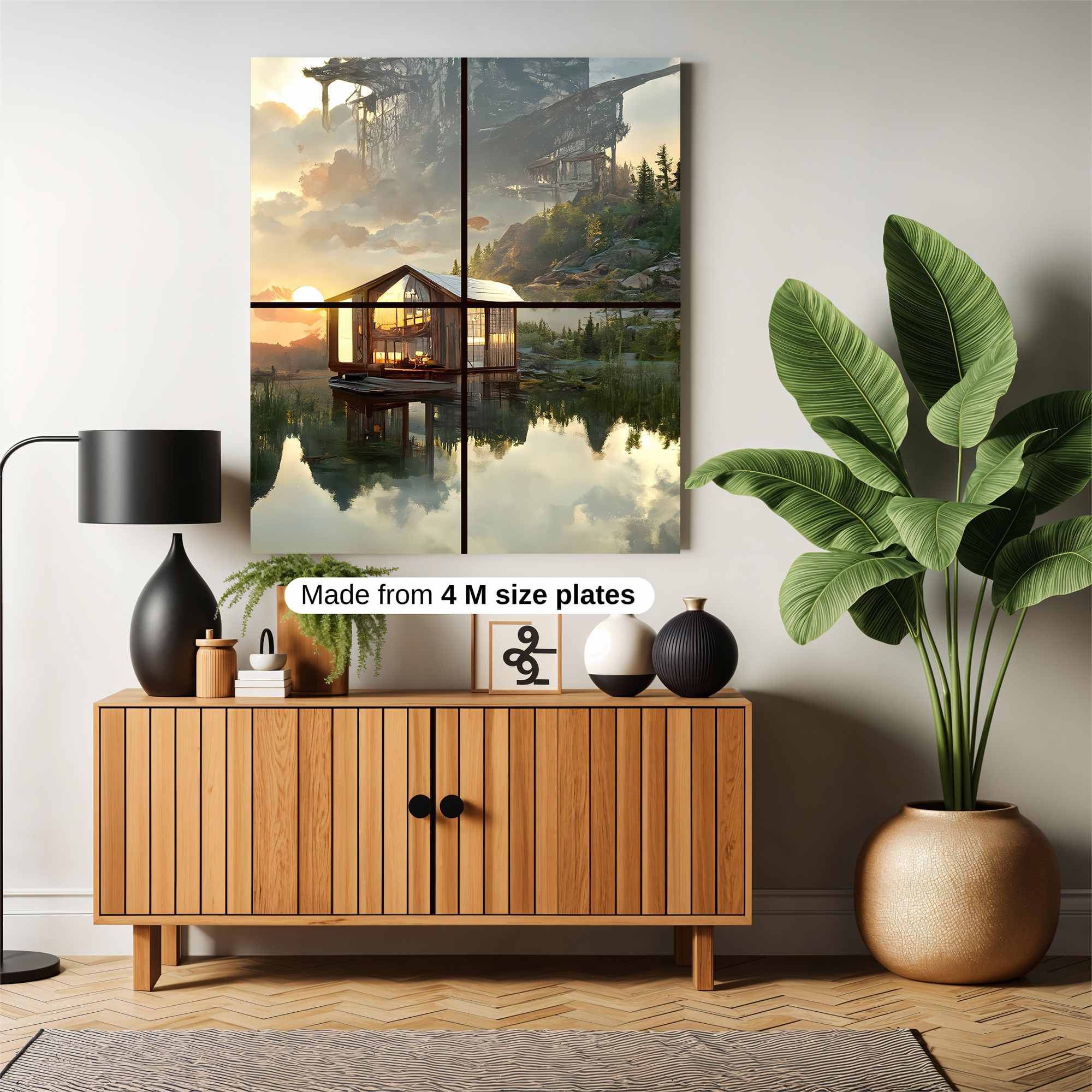 Cabin Tranquil Safe Wall Magnetic / M